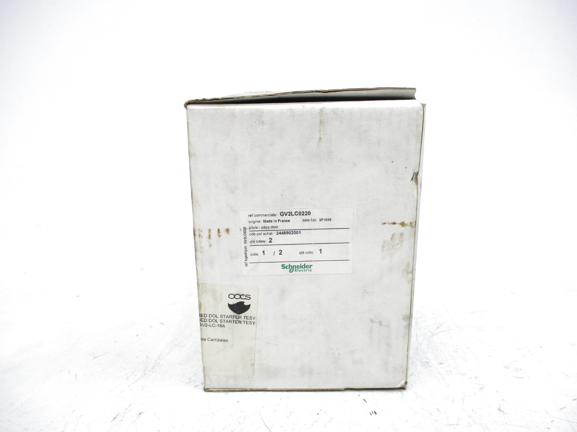SCHNEIDER ELECTRIC GV2LC0220 NSMP