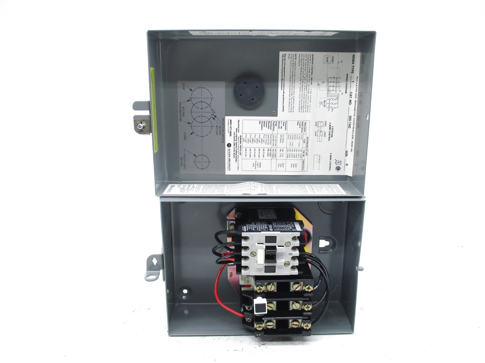 INDUSTRIAL SPARE PART 509-TAD SER. B (BR/WH) NSMP