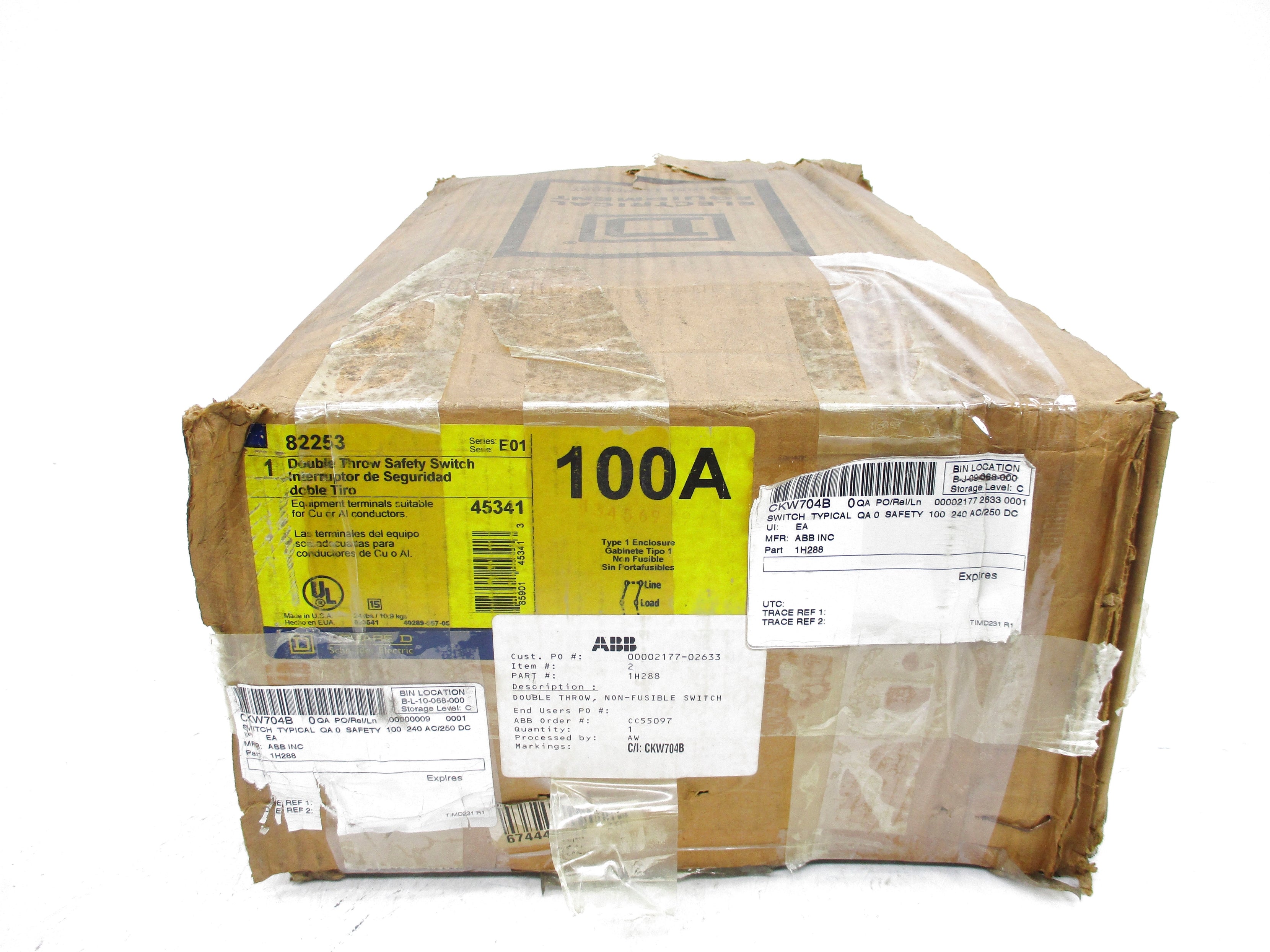 SQUARE D 82253 SER. E01 NSMP