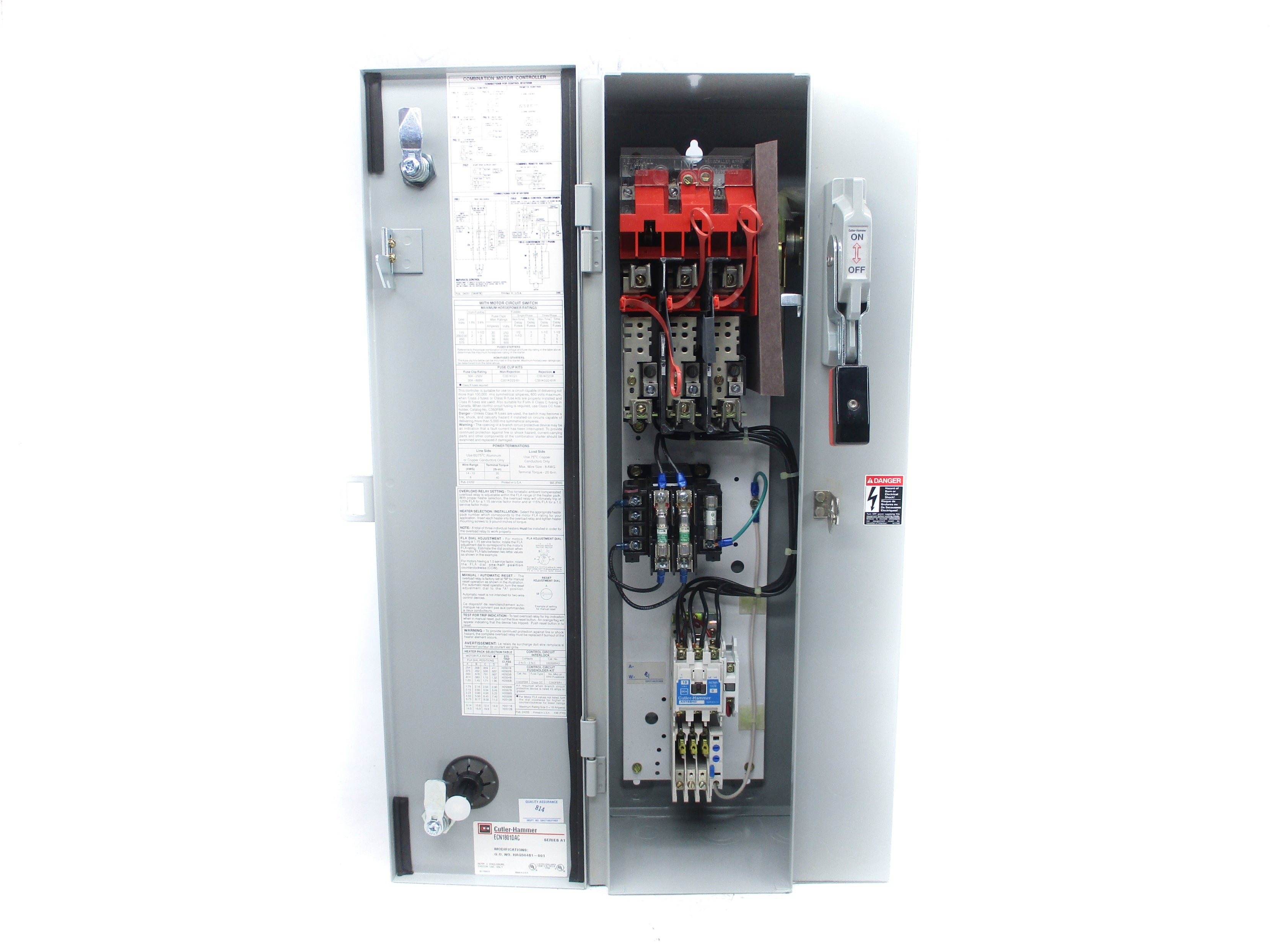 CUTLER HAMMER ECN1801DAC SER. A1 NSMP