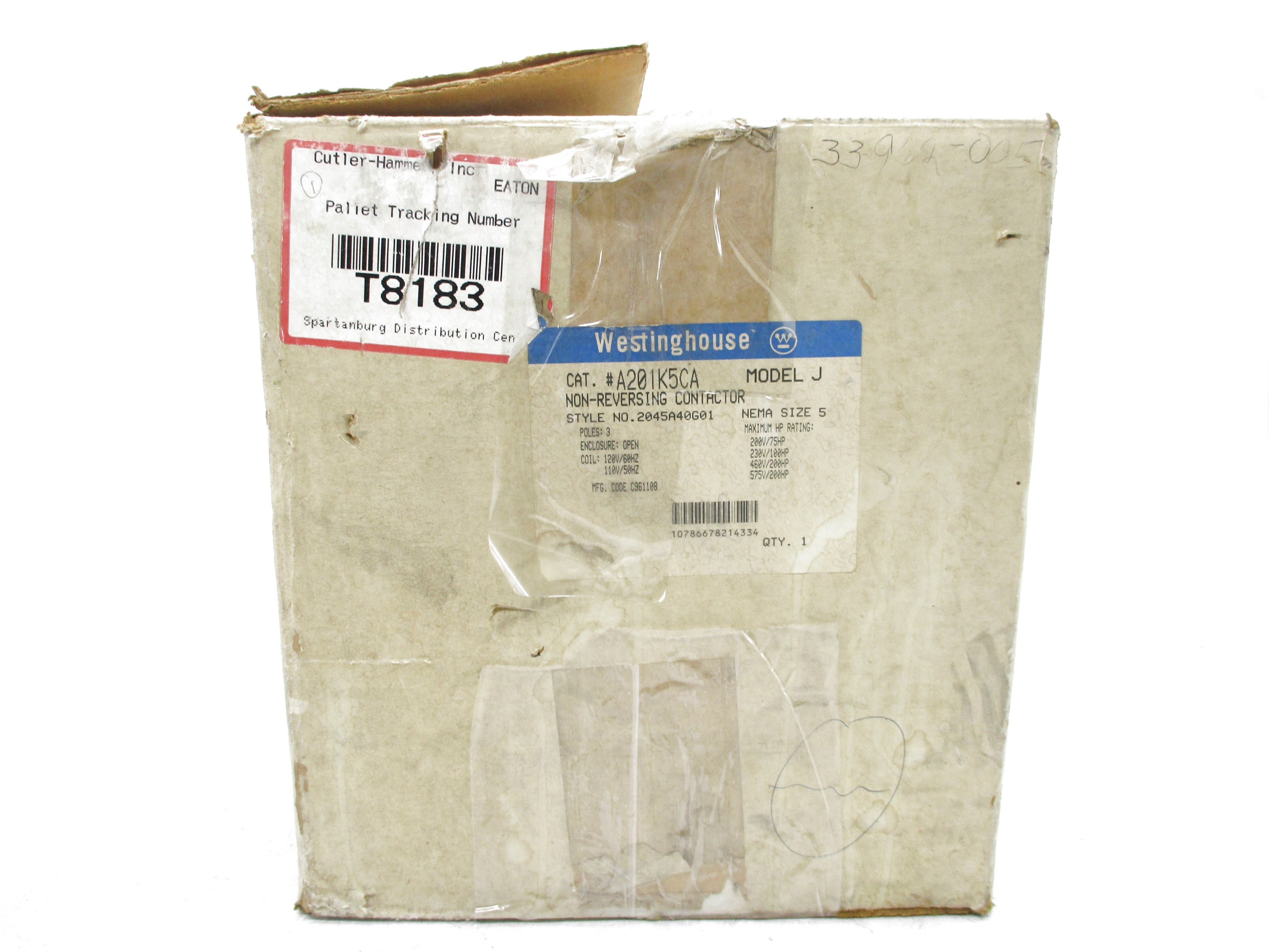 WESTINGHOUSE A201K5CA 120V NSMP