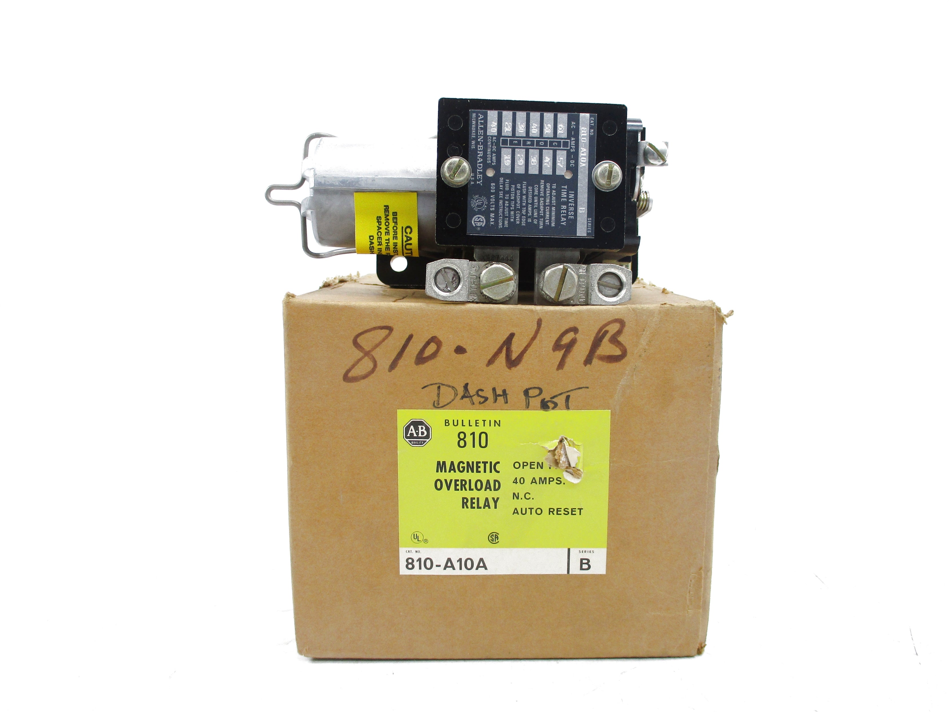 ALLEN BRADLEY 810-A10A SER. B 40A 600V (BR/YL) NSMP