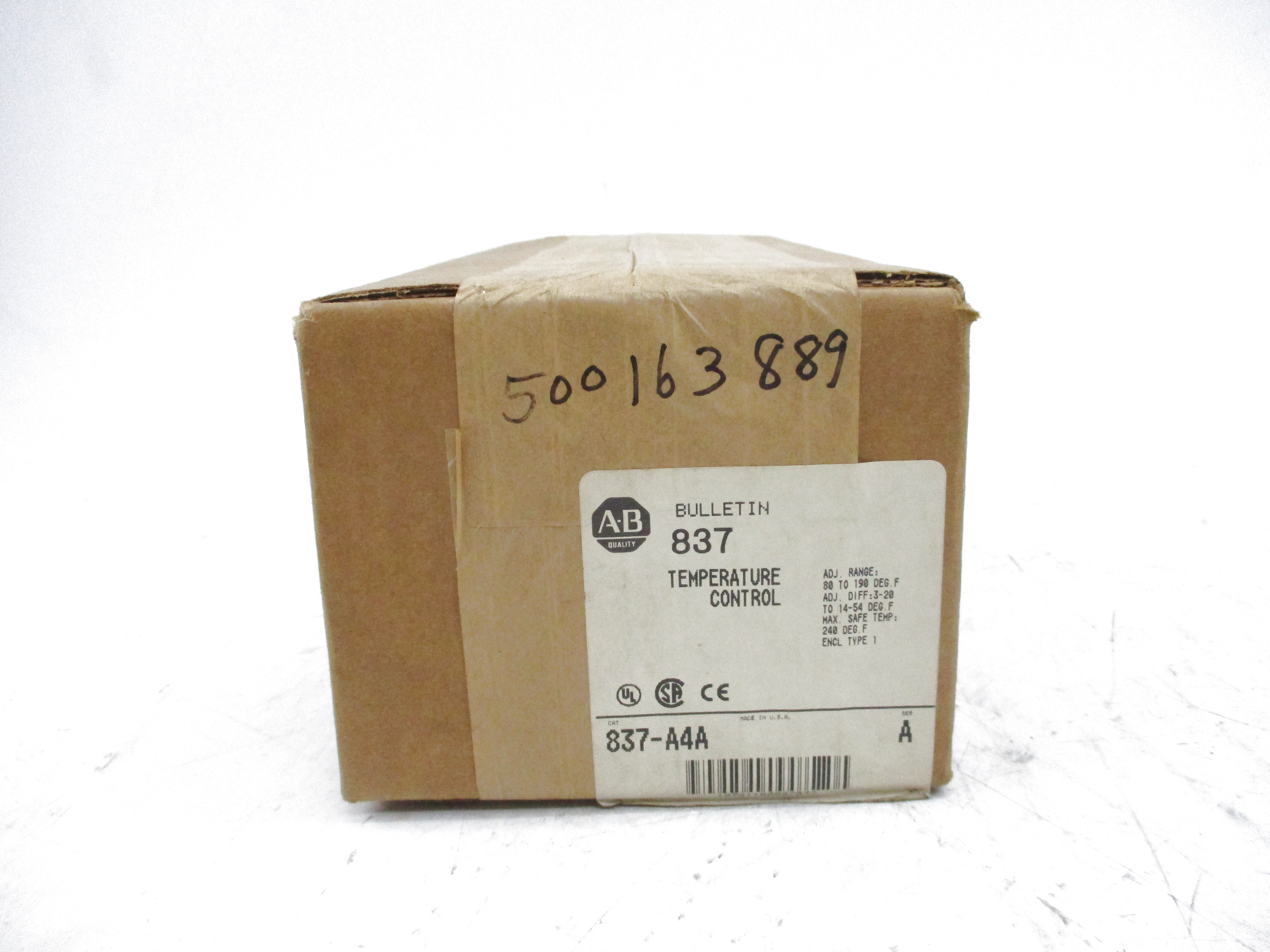 INDUSTRIAL SPARE PART 837-A4A SER. A (BR/WH) NSFS