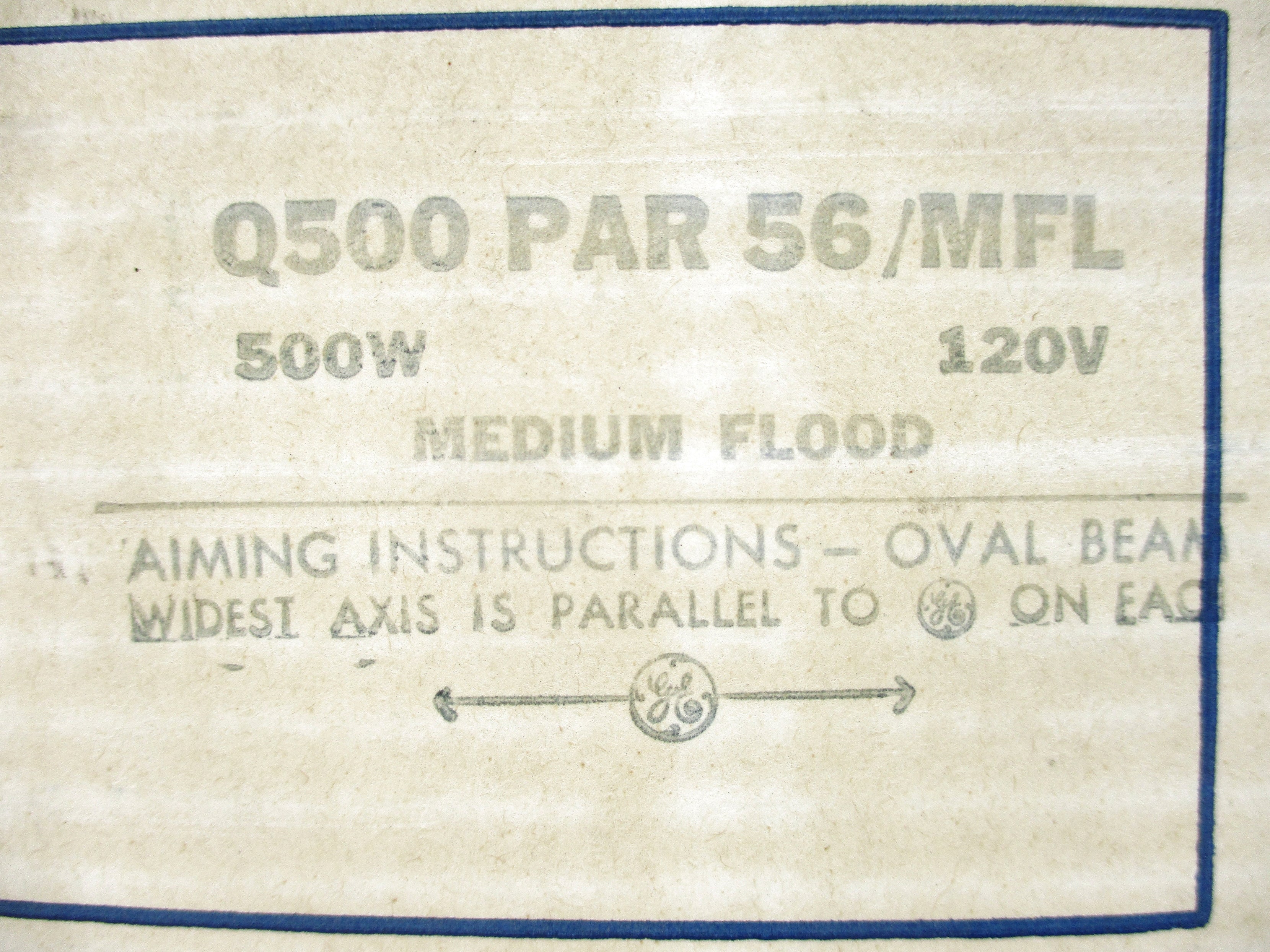 GENERAL ELECTRIC Q500PAR56/MFL NSFS