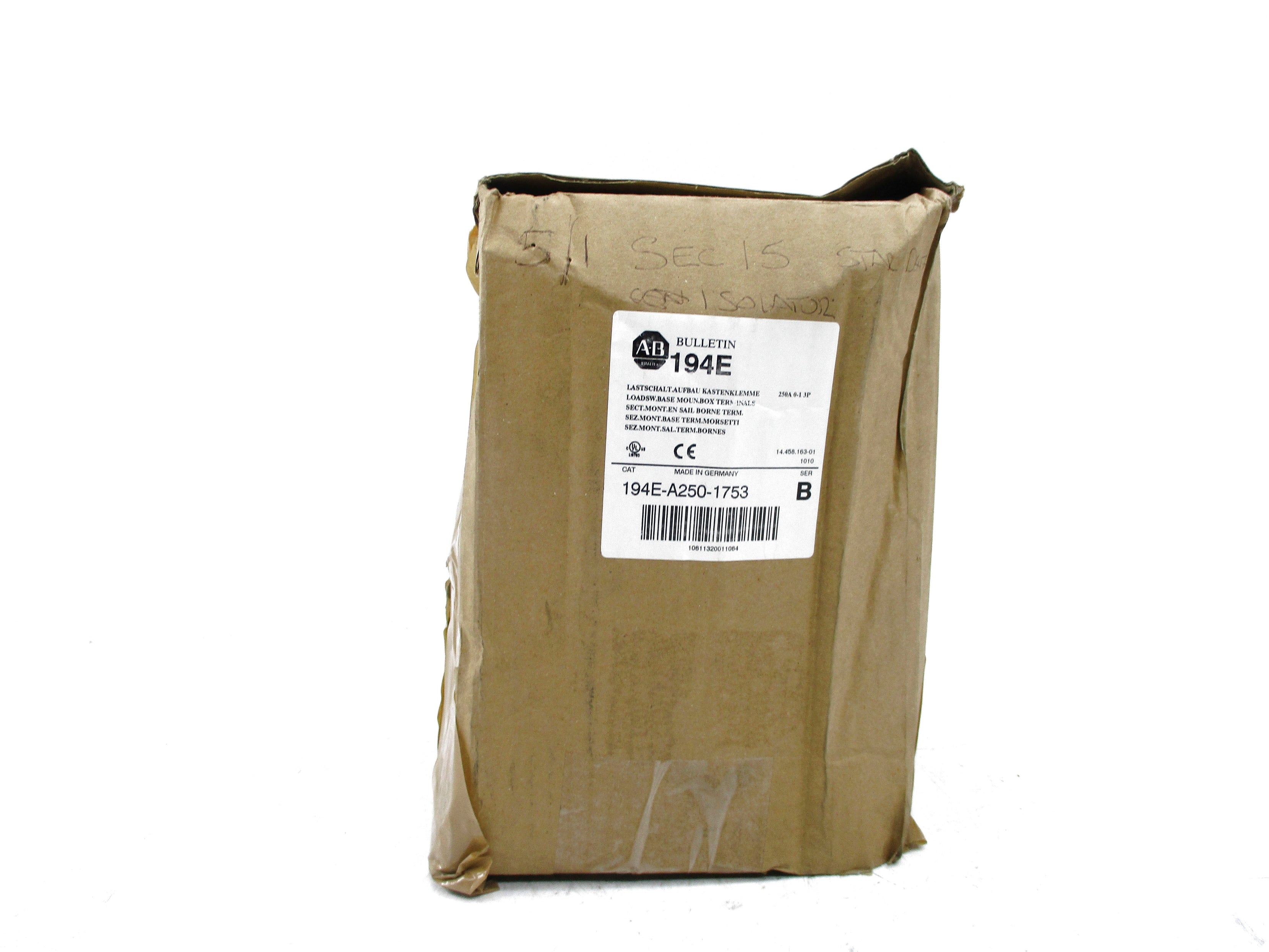 ALLEN BRADLEY 194E-A250-1753 SER. B (BR/WH) NSMP