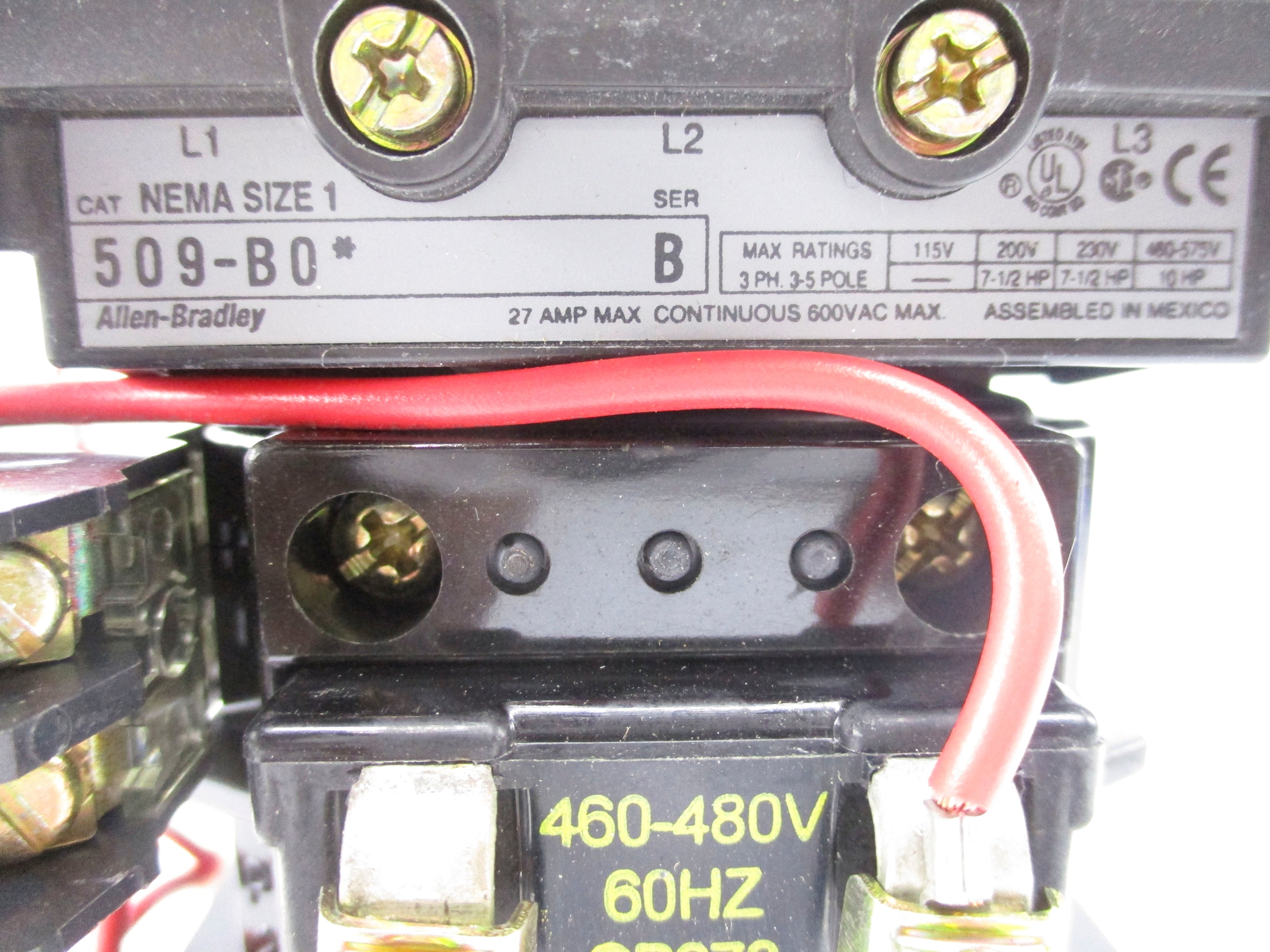 ALLEN BRADLEY 509-BOB SER. B NSNP