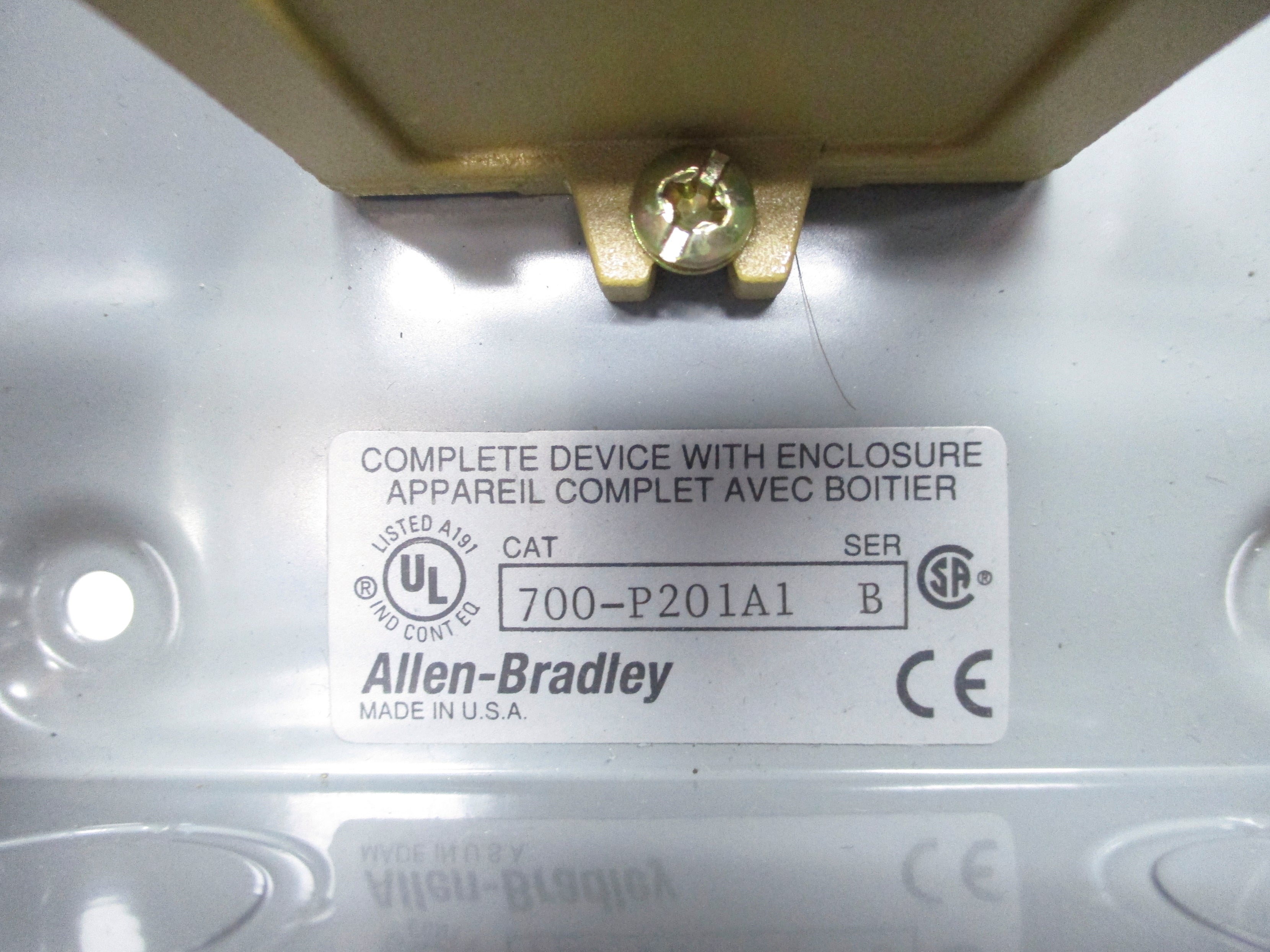INDUSTRIAL SPARE PART 700-P201A1 SER. B 120V NSNP