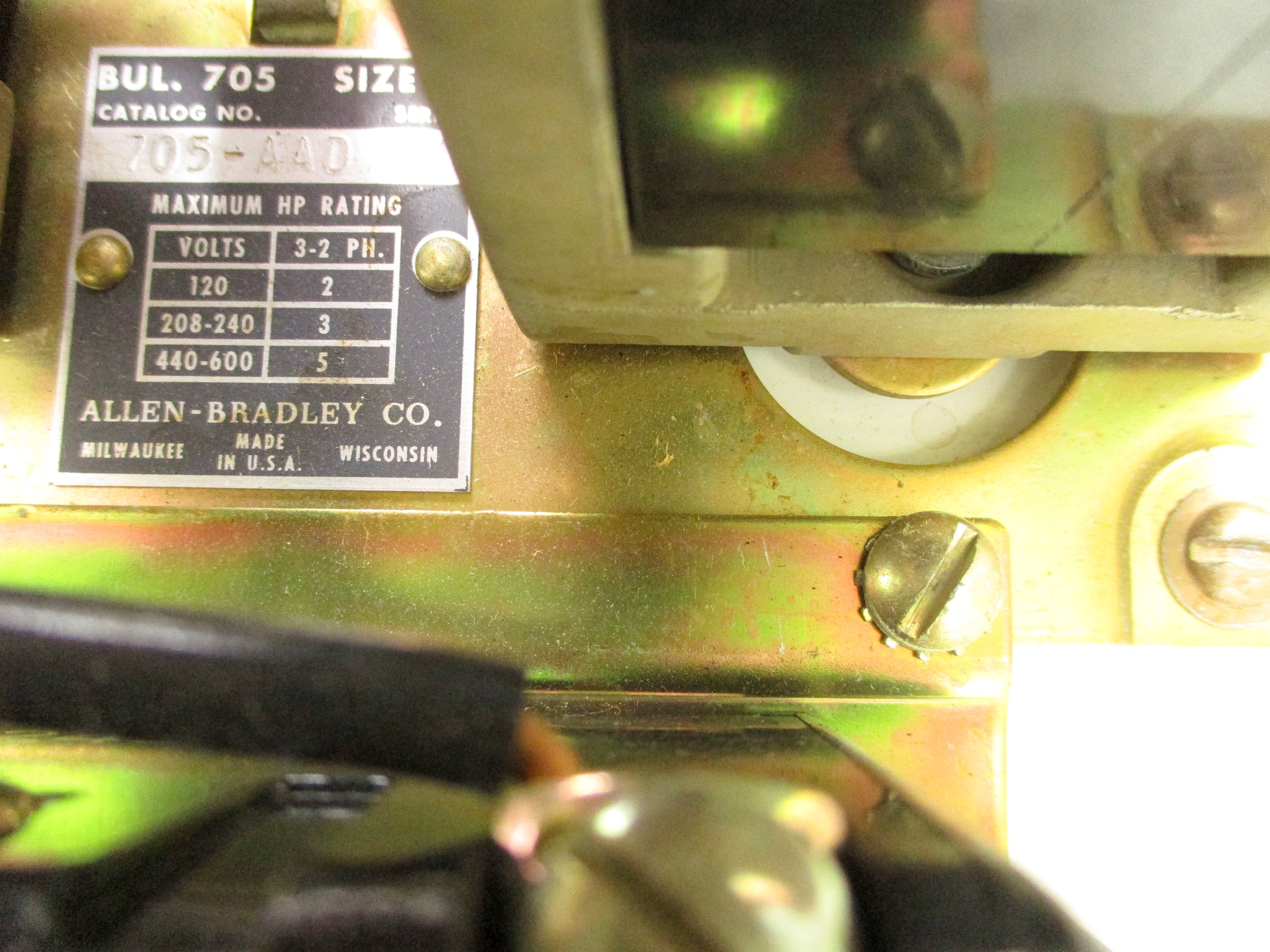 INDUSTRIAL SPARE PART 705-AAD SER. K NSNP