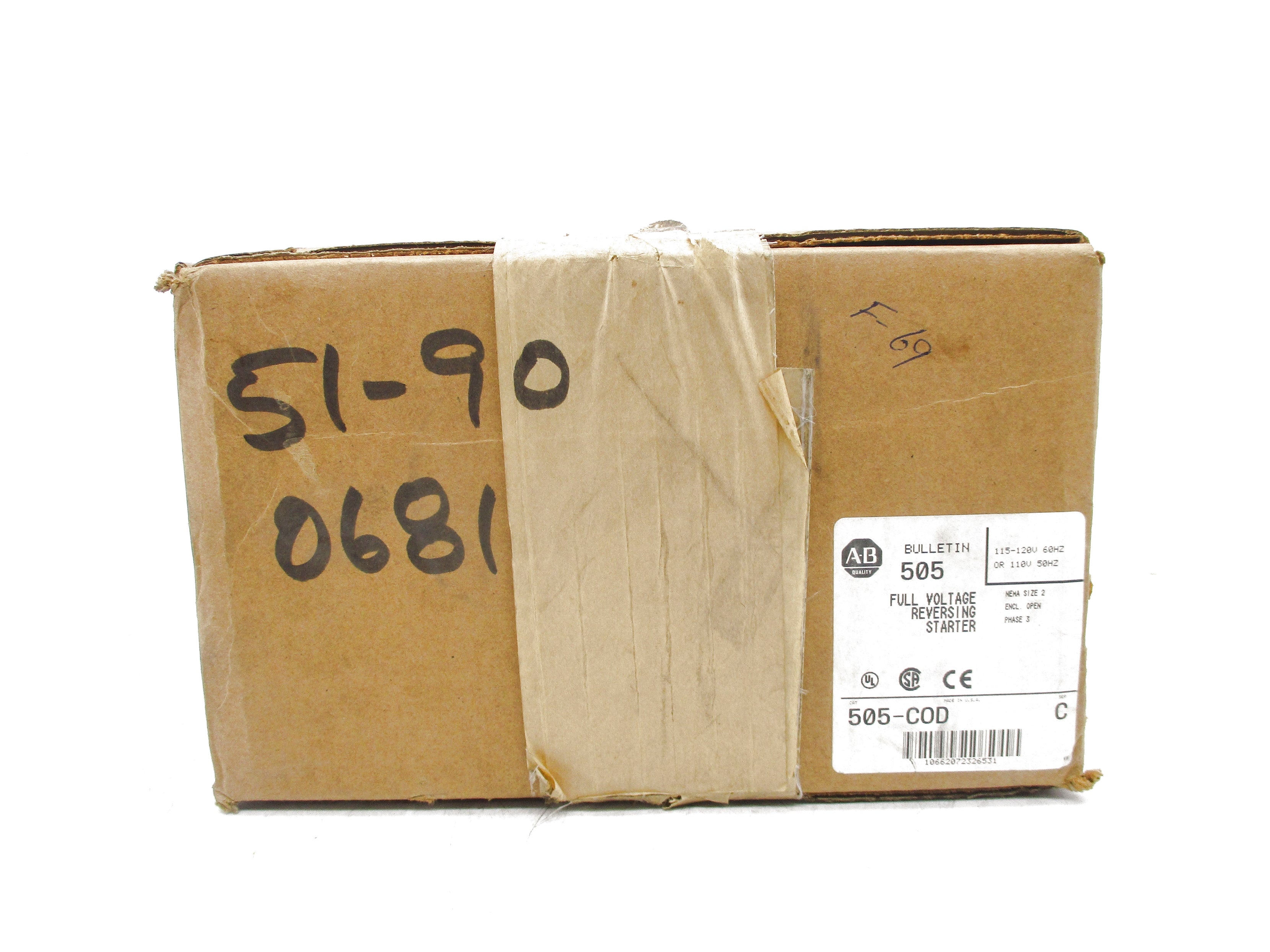 INDUSTRIAL SPARE PART 505-COD SER. C 110/115-120V (BR/WH) NSFS