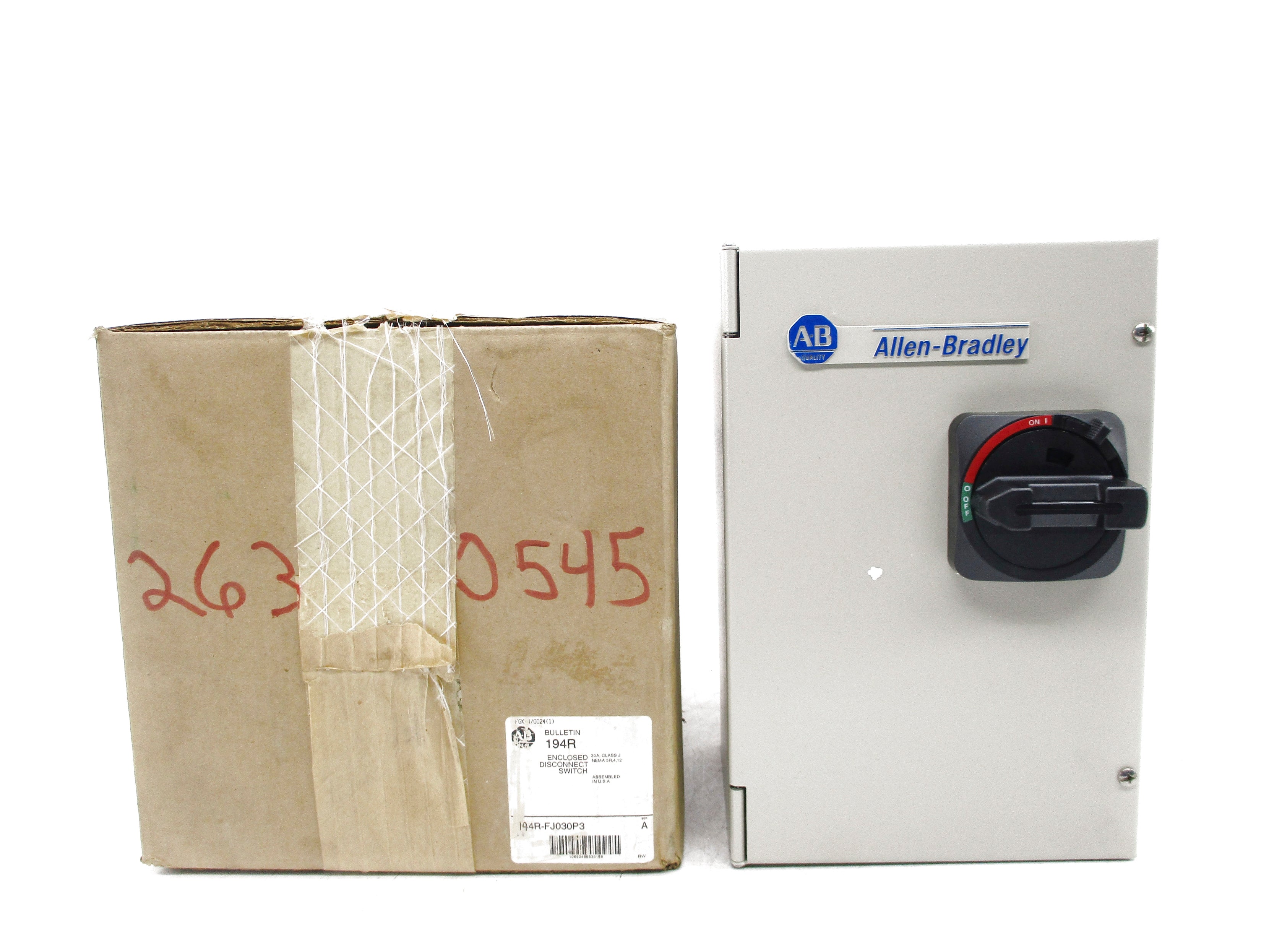 ALLEN BRADLEY 194R-FJ030P3 SER. A (BR/WH) NSMP