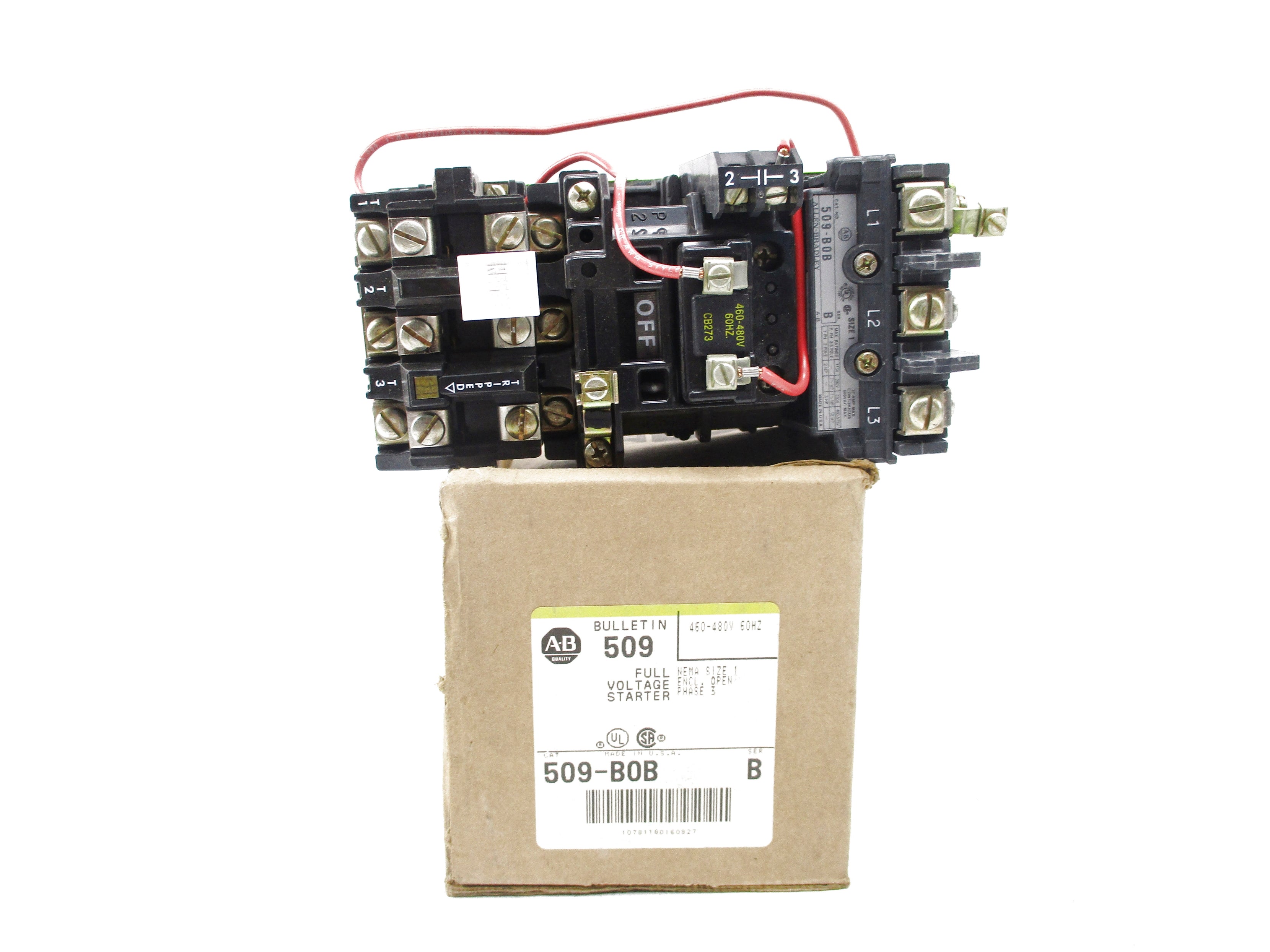 ALLEN BRADLEY 509-BOB SER. B (BR/YL) NSMP