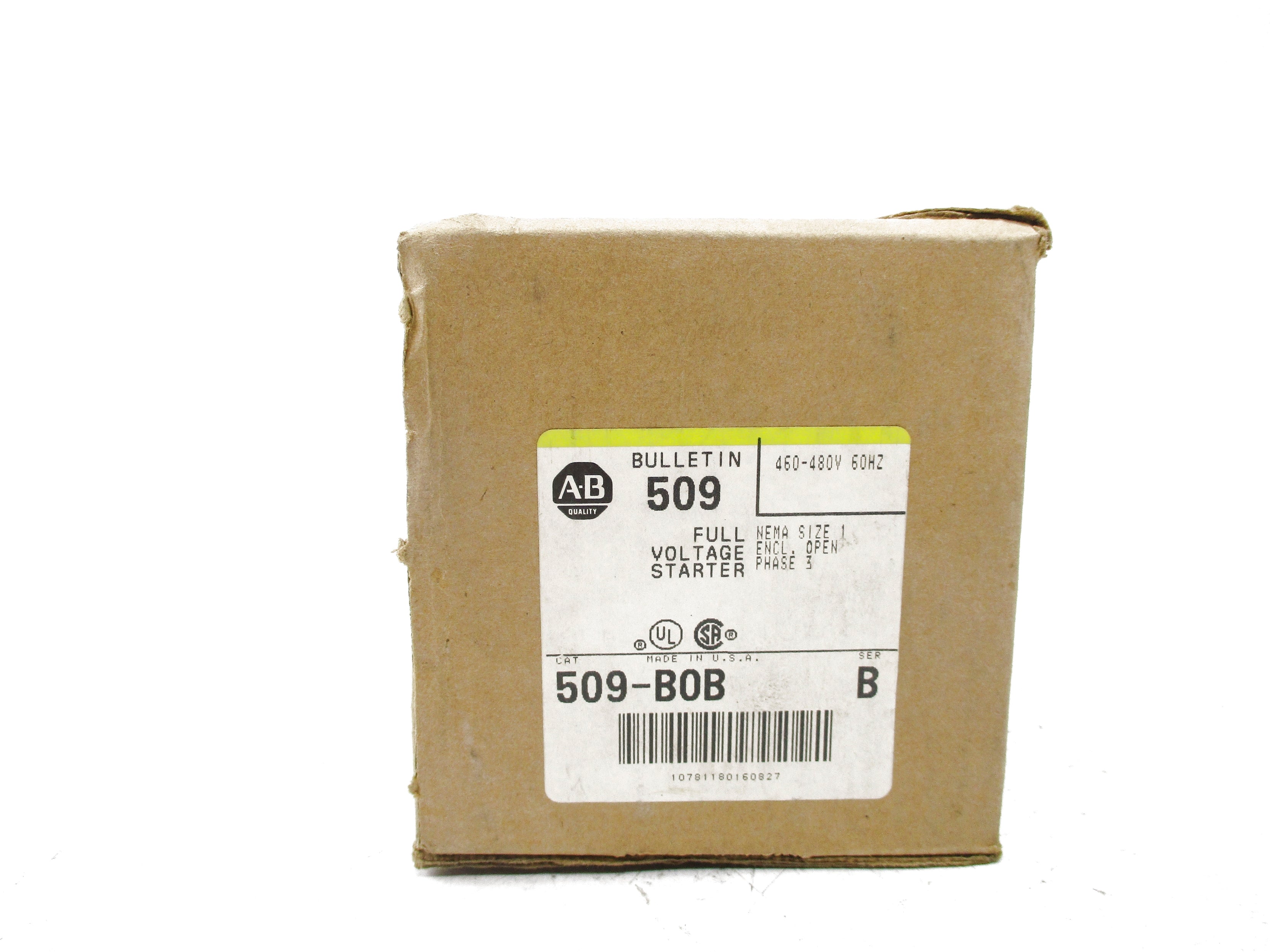 ALLEN BRADLEY 509-BOB SER. B (BR/YL) NSMP