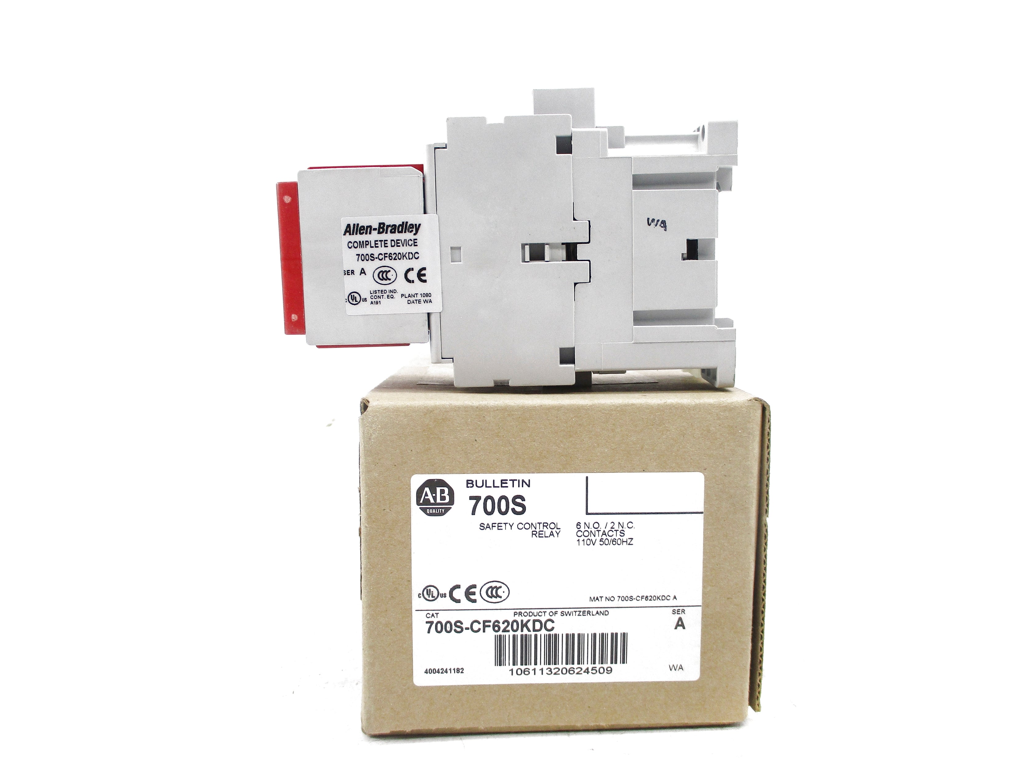 ALLEN BRADLEY 700S-CF620KDC SER. A 110V (BR/WH) NSMP