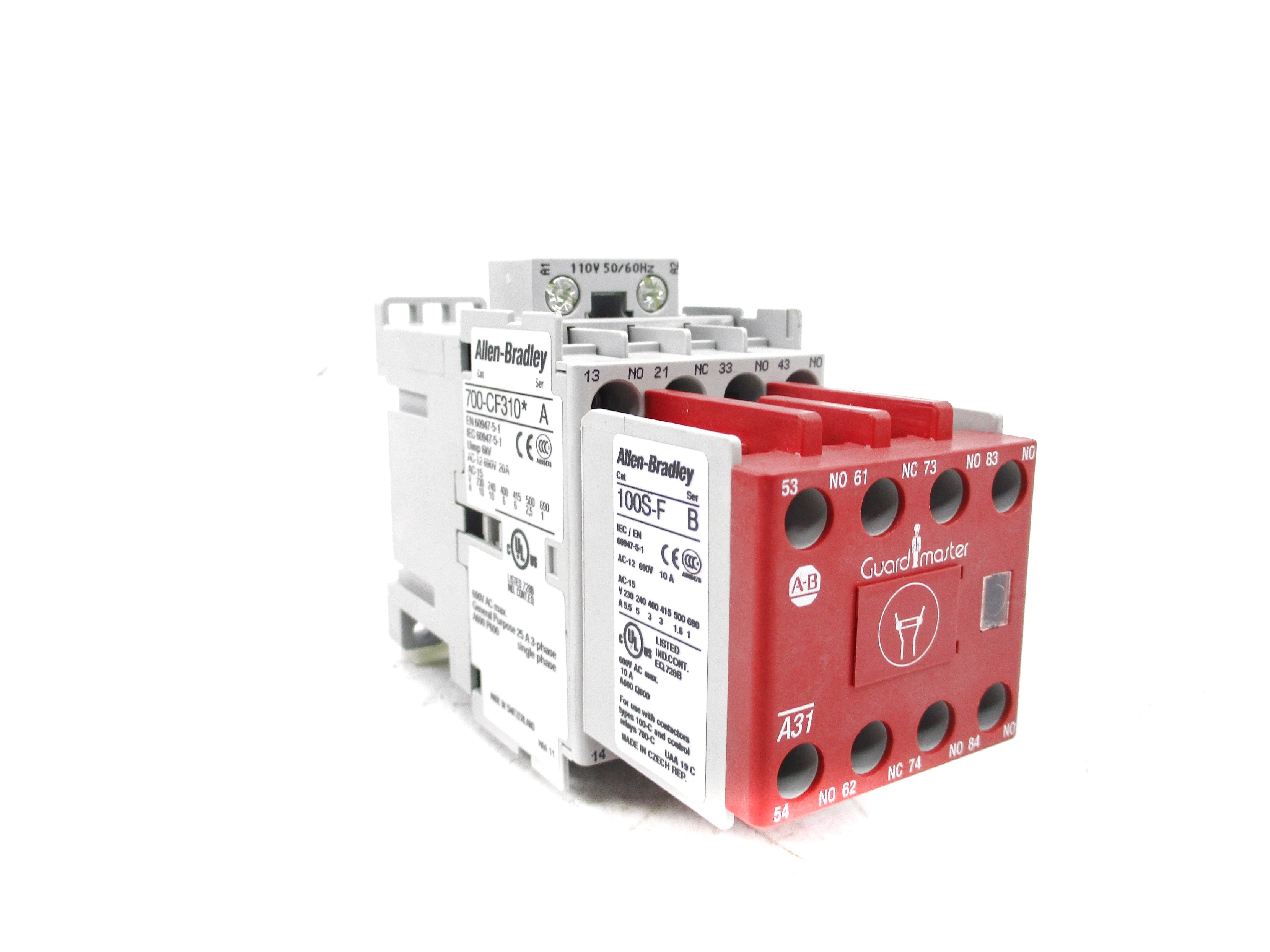 ALLEN BRADLEY 700S-CF620KDC SER. A 110V (BR/WH) NSMP
