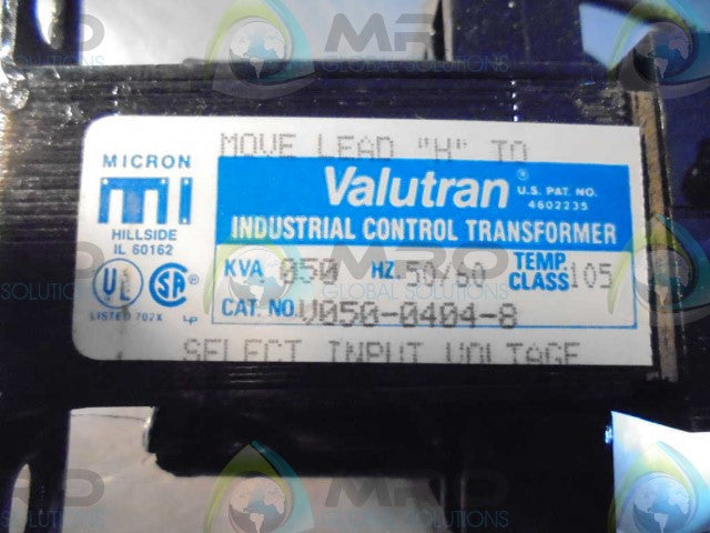 VAUTRAN IND. V050-0404-8 SELECT INPUT VOLTAGE *USED*