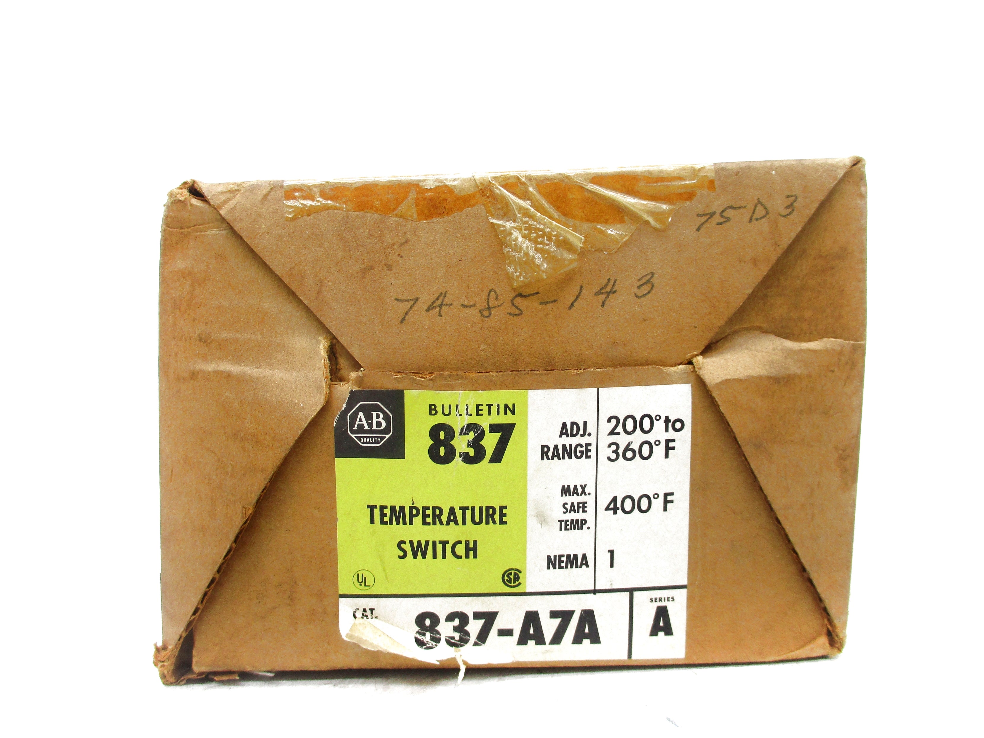 INDUSTRIAL SPARE PART 837-A7A SER. A (BR/YL) NSMP