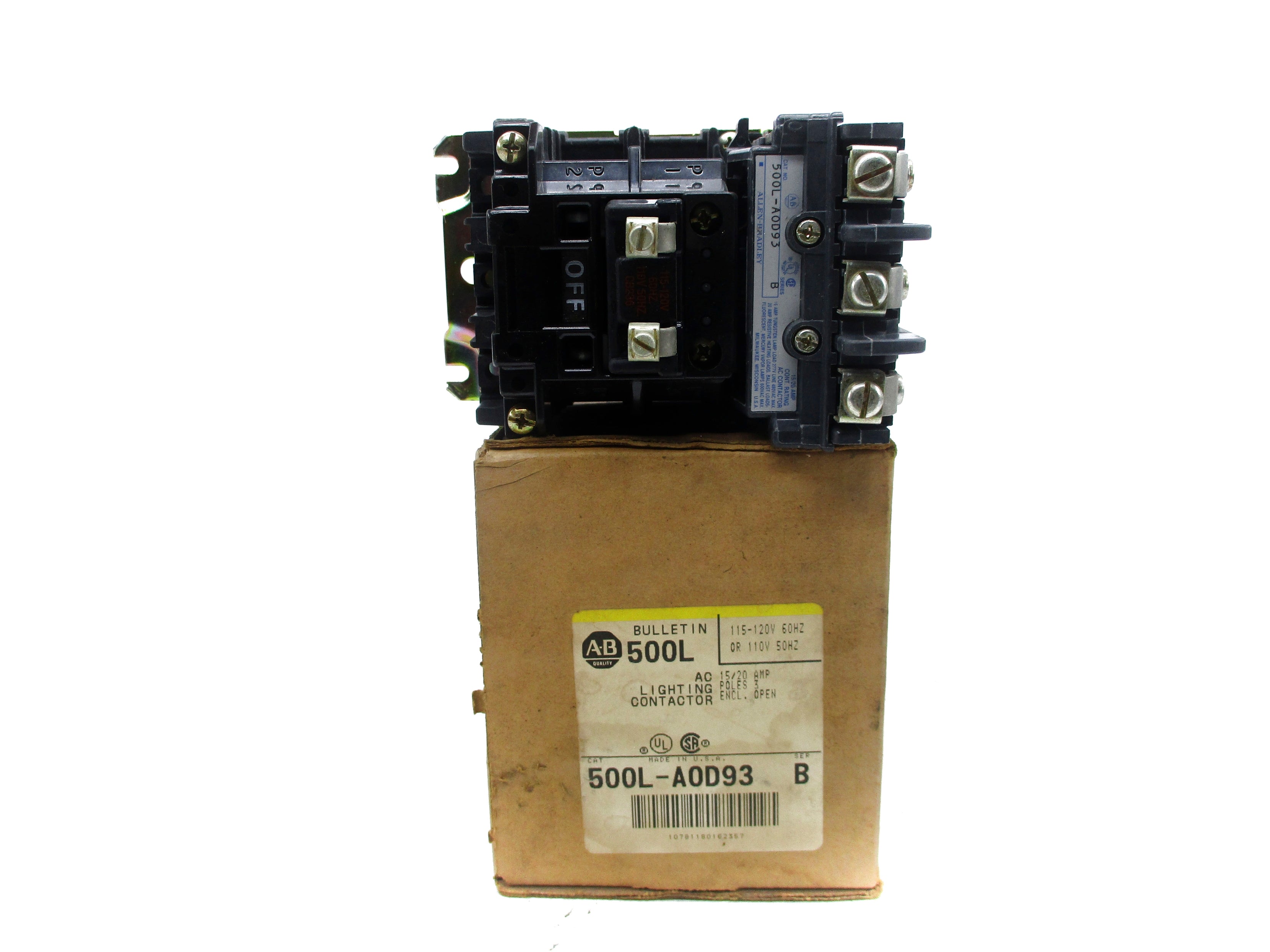 INDUSTRIAL SPARE PART 500L-AOD93 SER. B 120V (BR/YL) NSMP