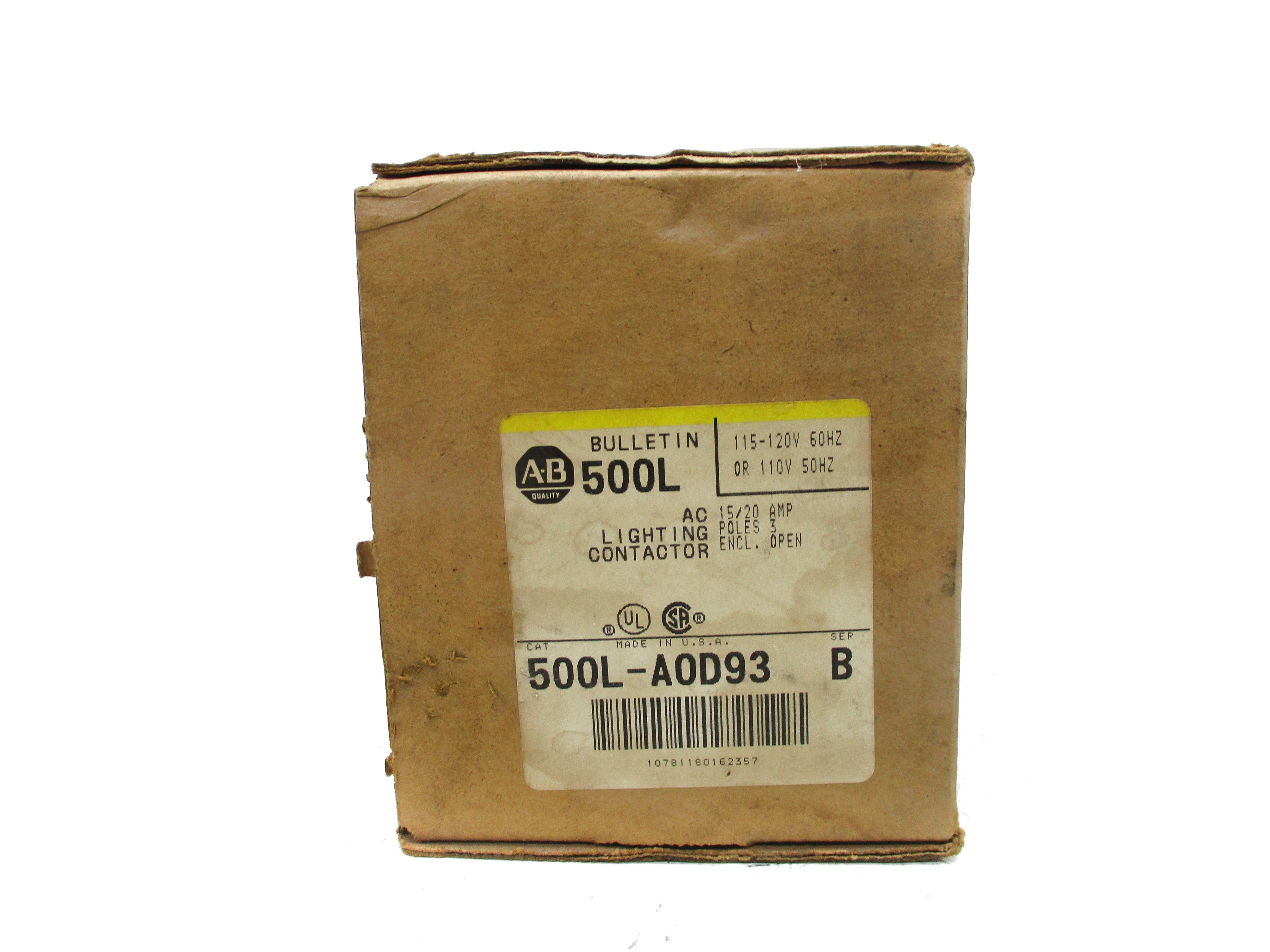 INDUSTRIAL SPARE PART 500L-AOD93 SER. B 120V (BR/YL) NSMP