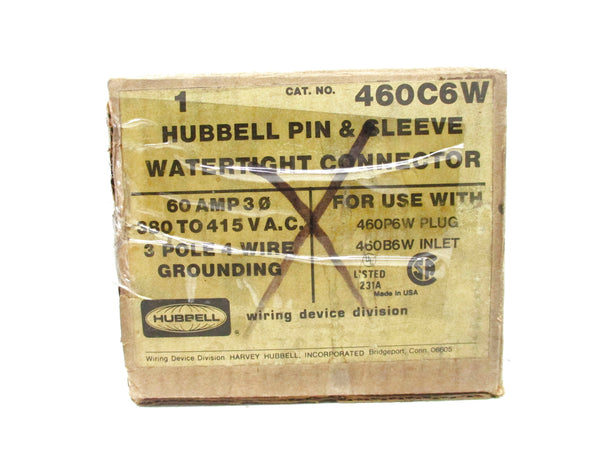 HUBBELL 460C6W NSMP
