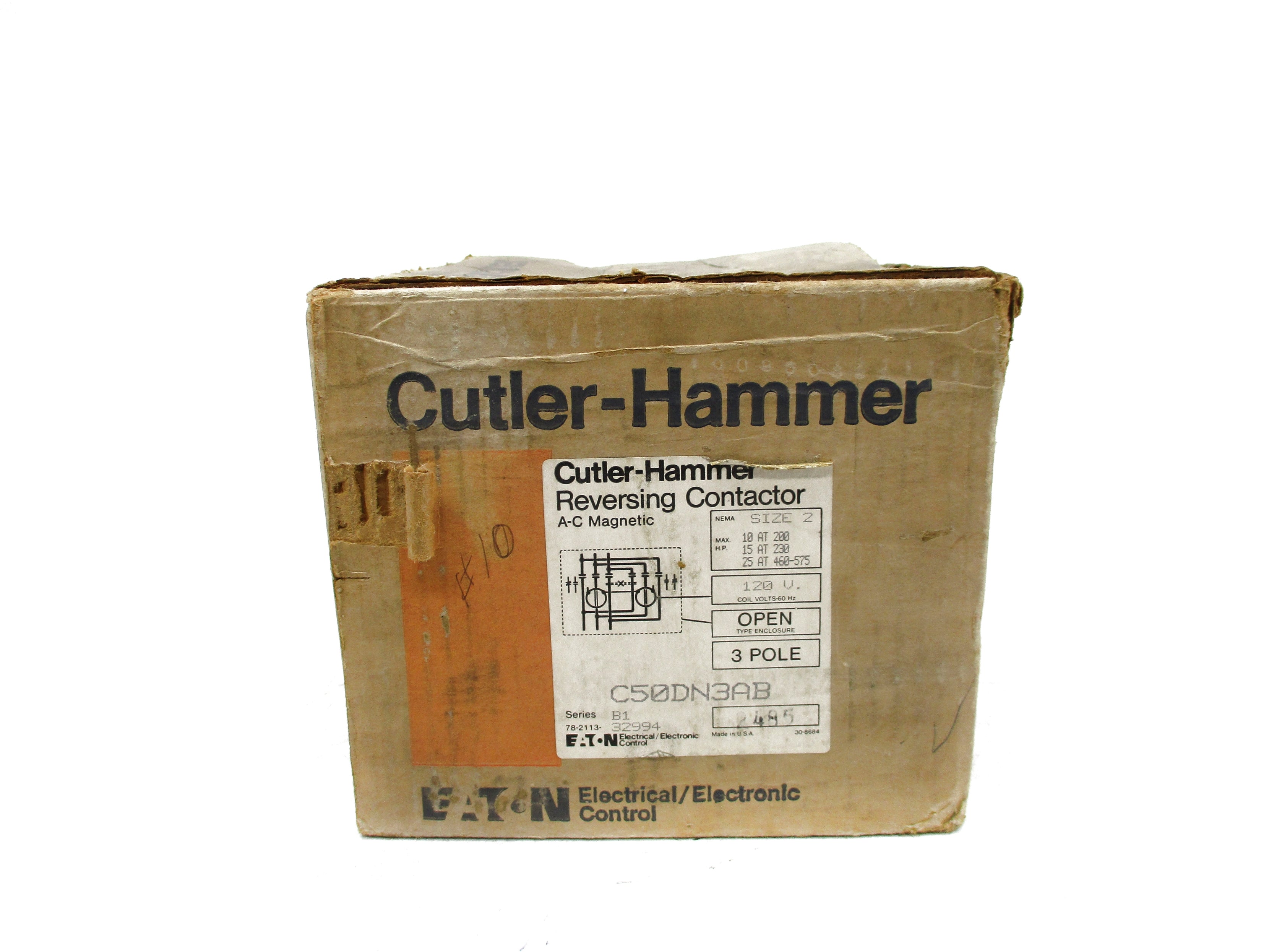 CUTLER HAMMER C50DN3AB SER. B1 120V NSMP
