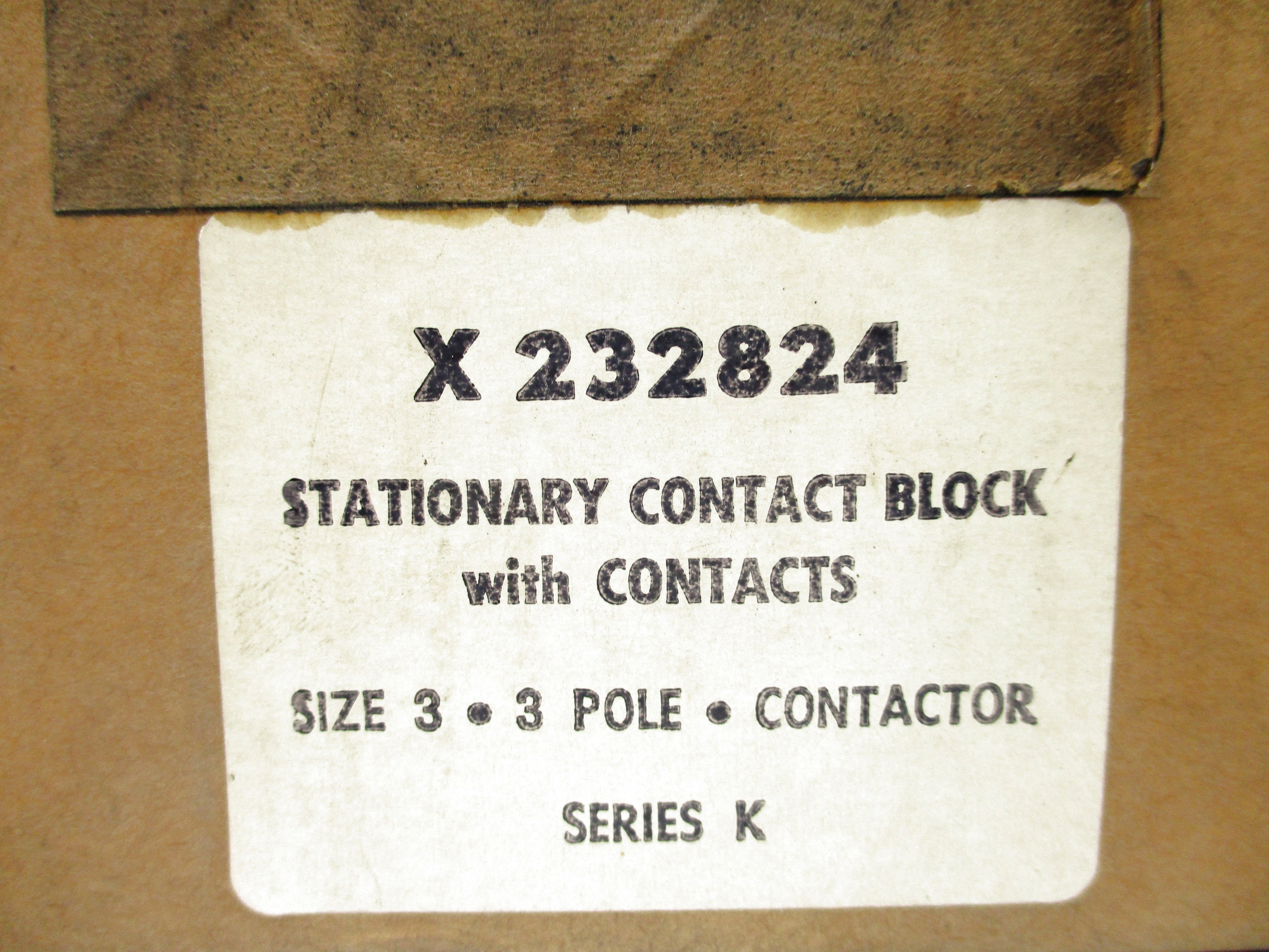 ALLEN BRADLEY X232824 SER. K NSFS
