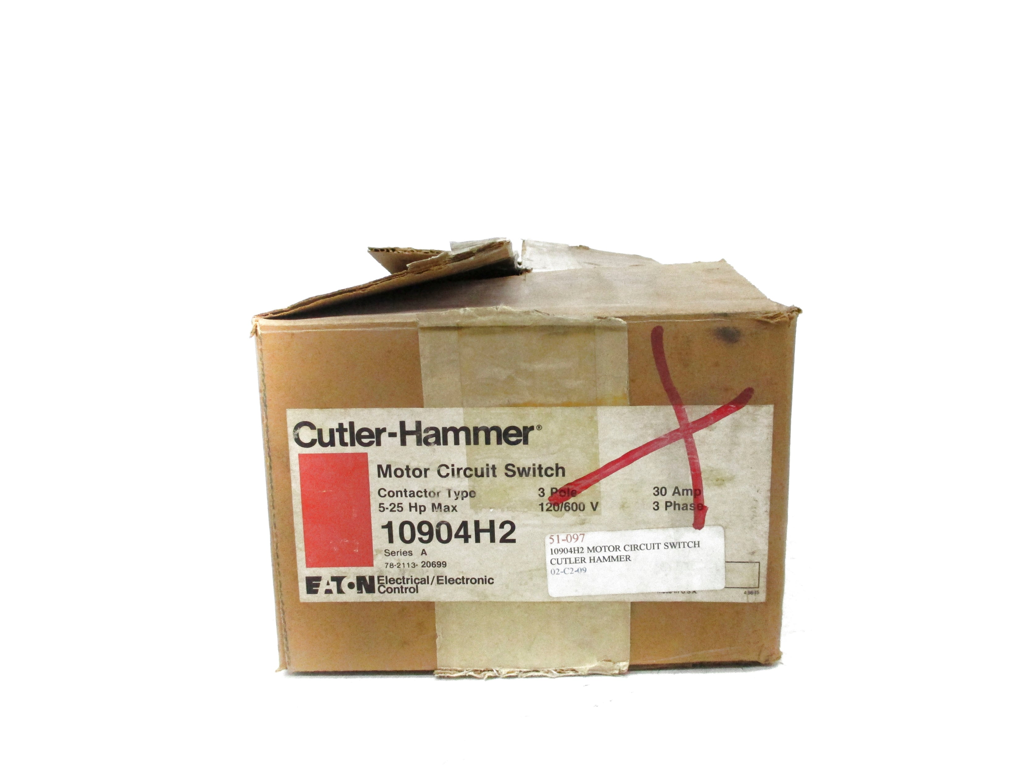CUTLER HAMMER 10904H2 SER. A NSMP