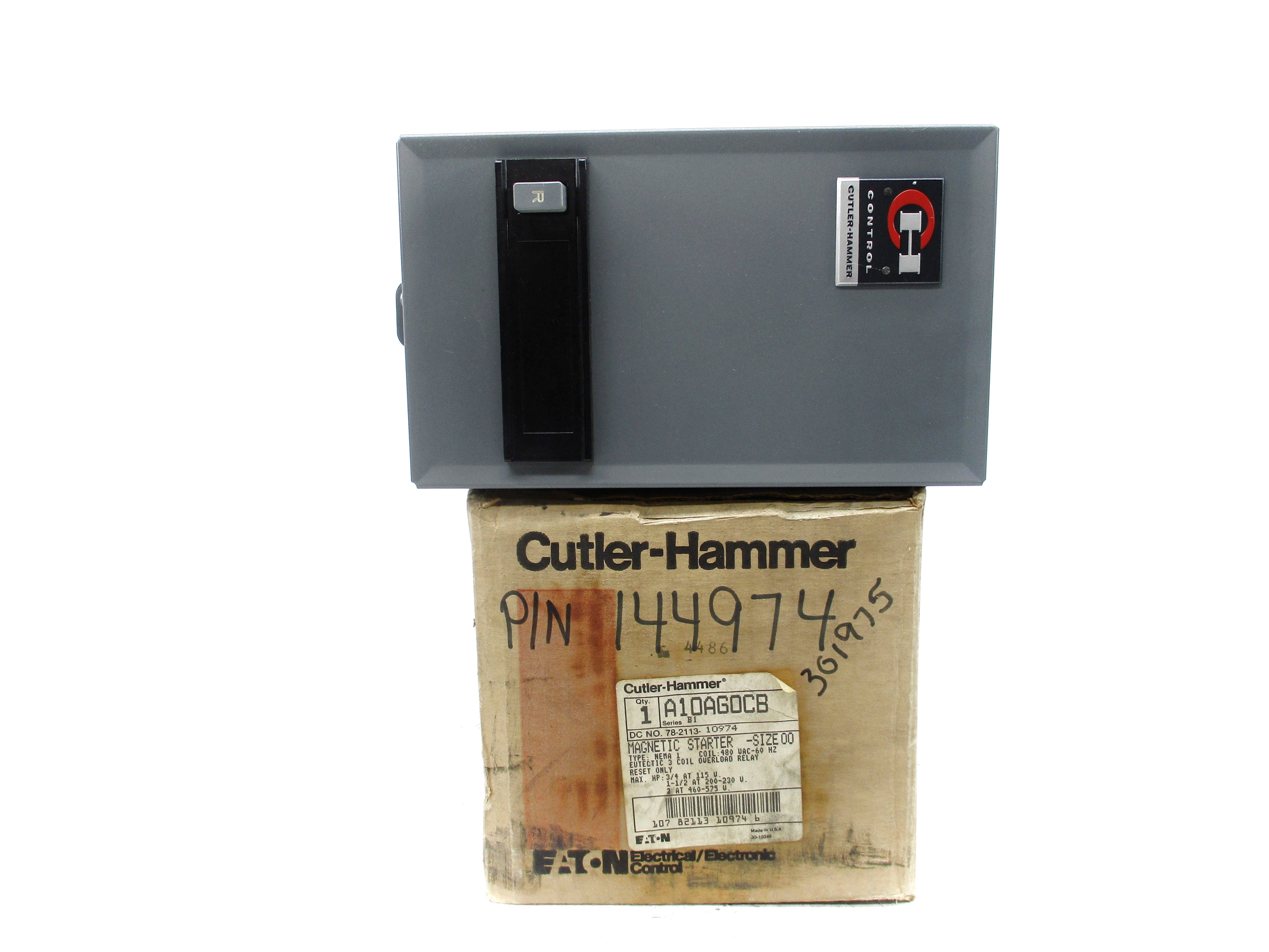 CUTLER HAMMER A10AGOCB SER. B1 NSMP