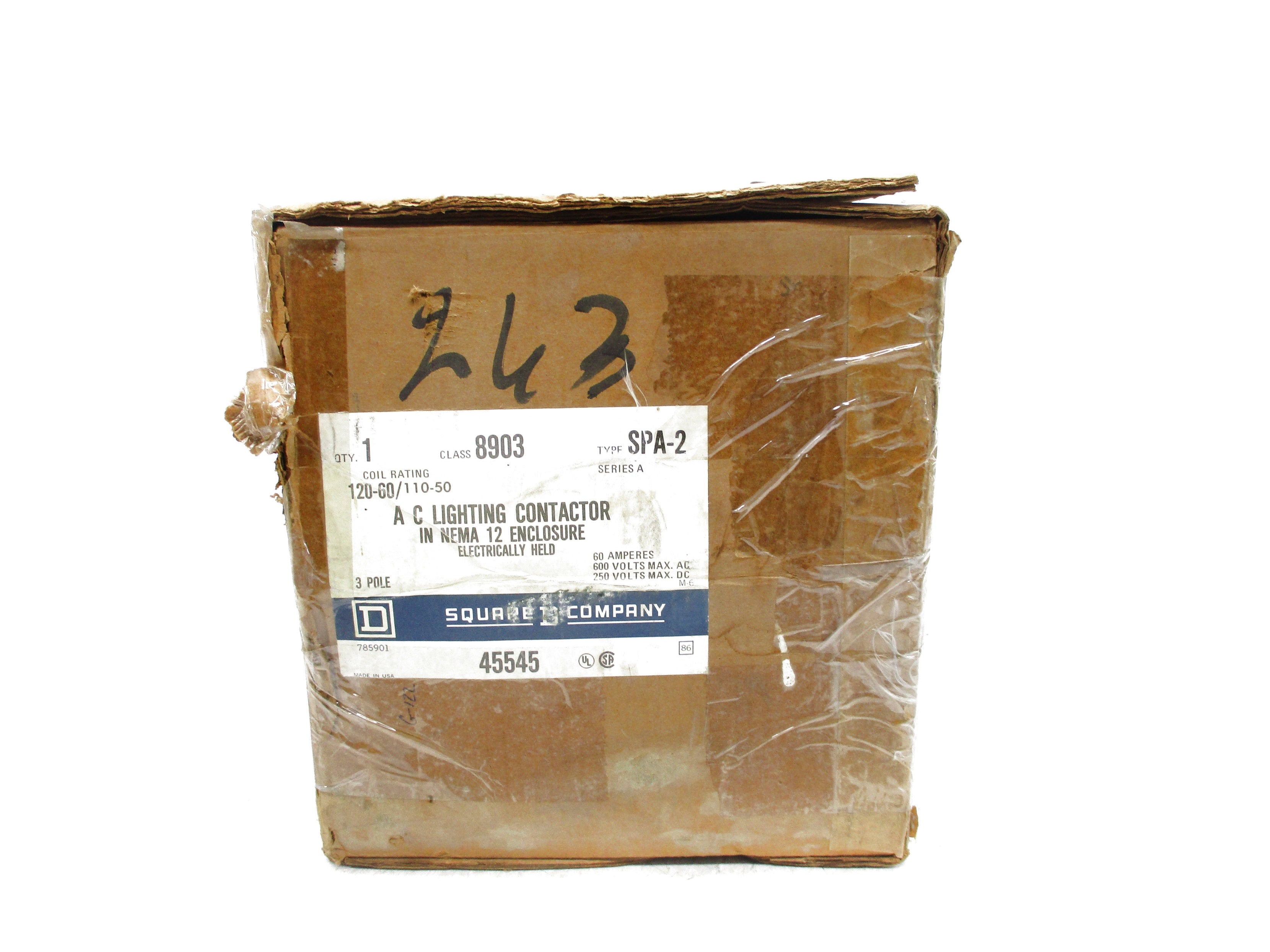 SQUARE D 8903SPA2 SER. A 120V NSMP