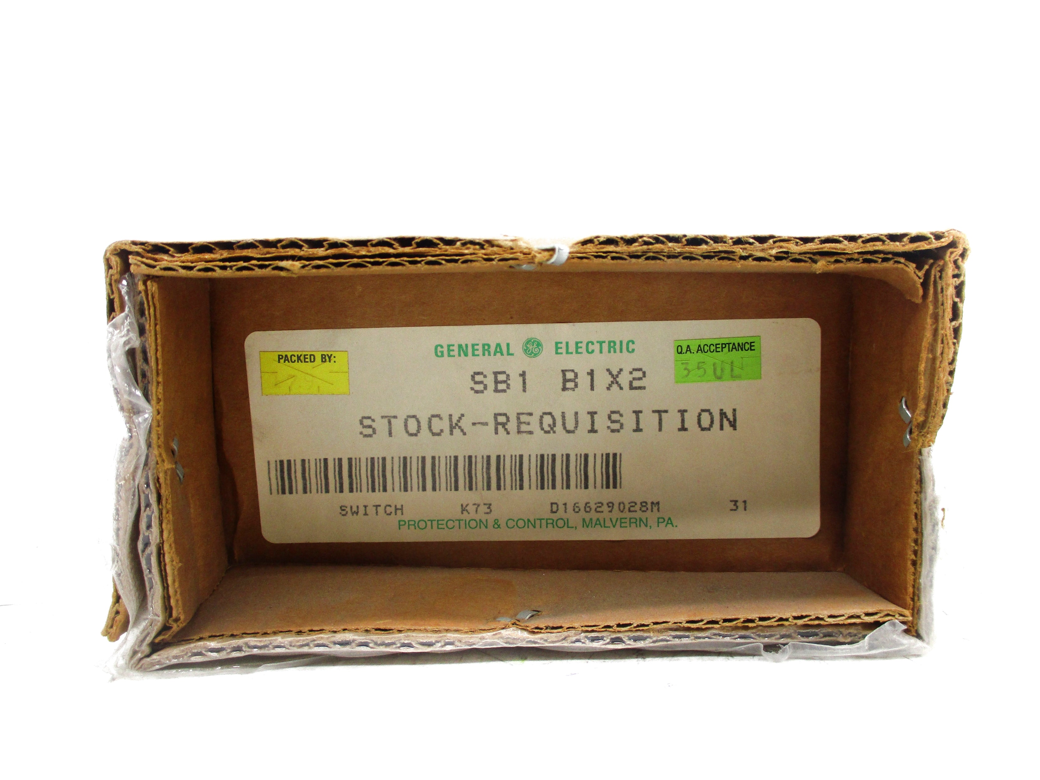 GENERAL ELECTRIC SB1B1X2 NSFS