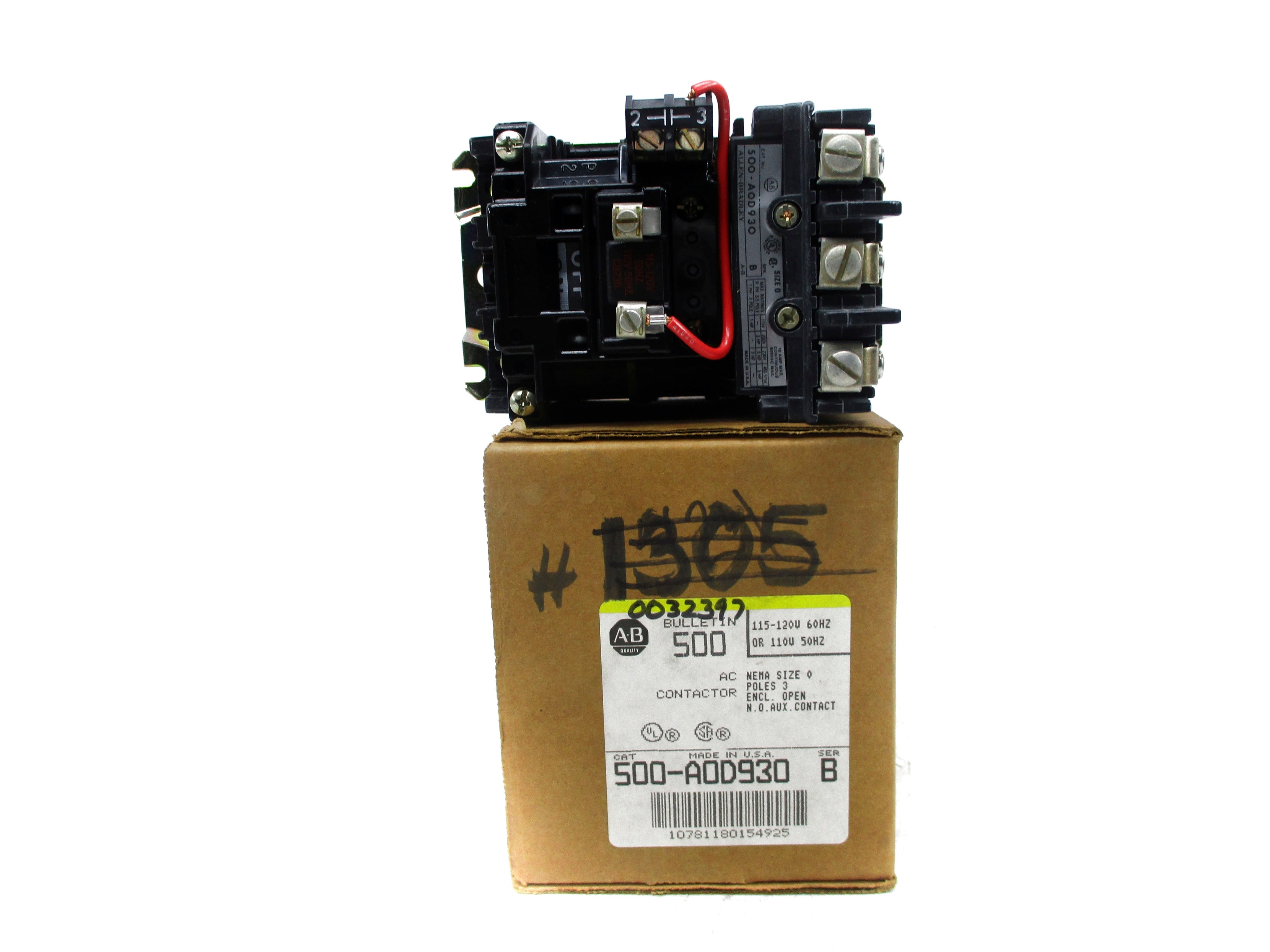 INDUSTRIAL SPARE PART 500-AOD930 SER. B 110/115-120V 18A (BR/YL) NSMP