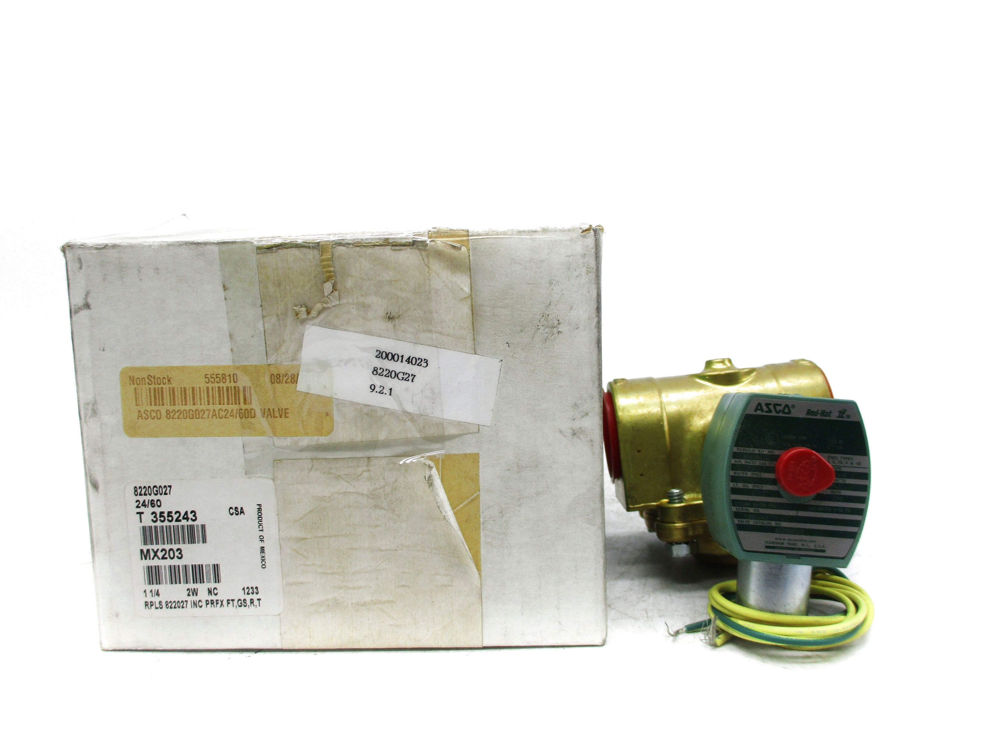 ASCO 8220G027 24V 1-1/4" NSMP