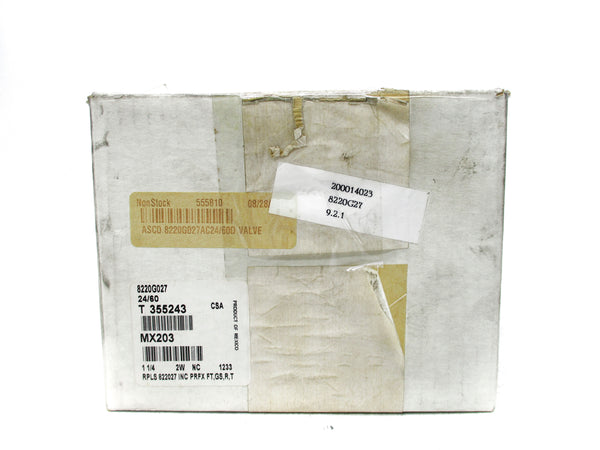 ASCO 8220G027 24V 1-1/4" NSMP