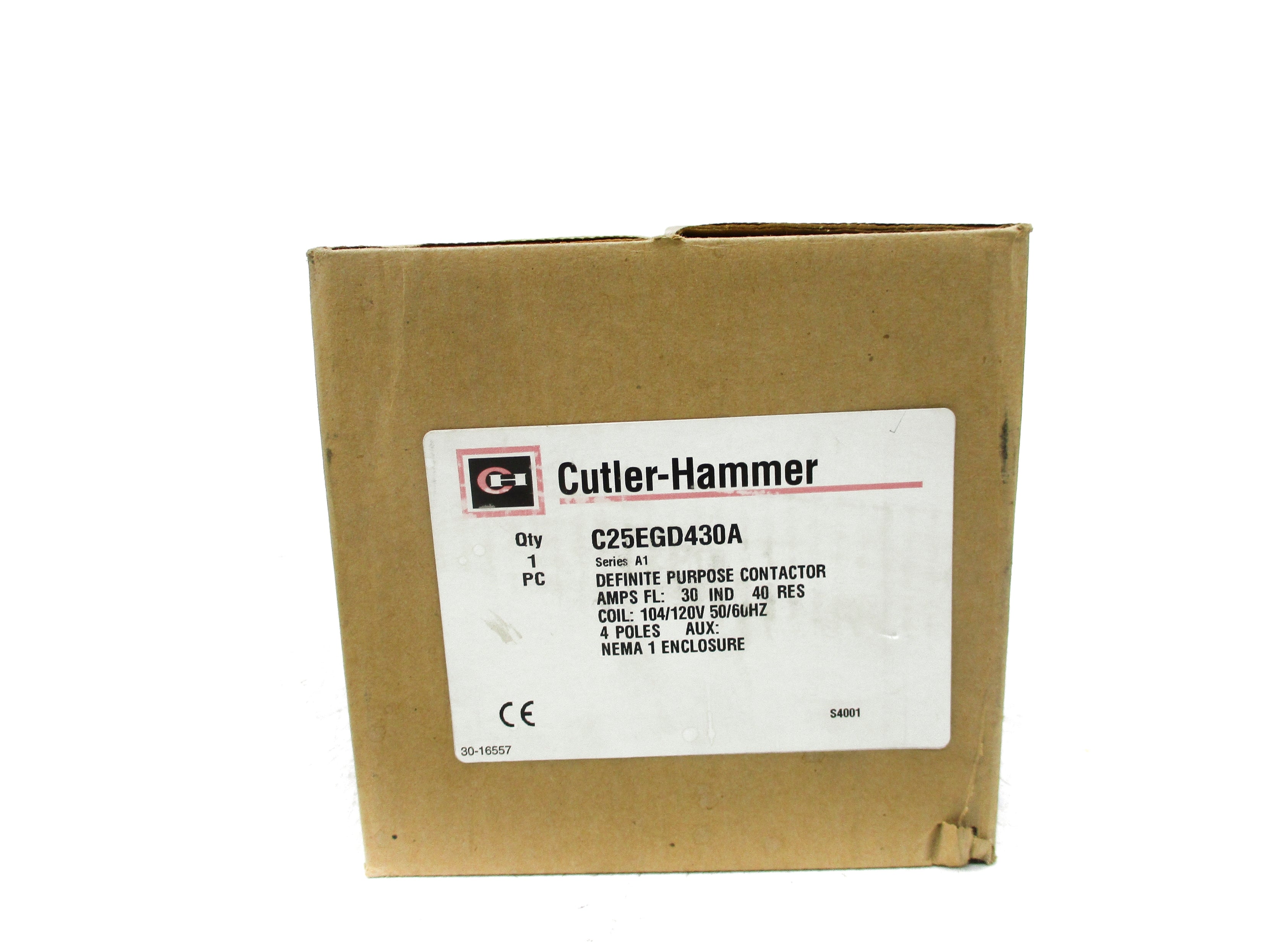 CUTLER HAMMER C25EGD430A SER. A1 120V NSMP