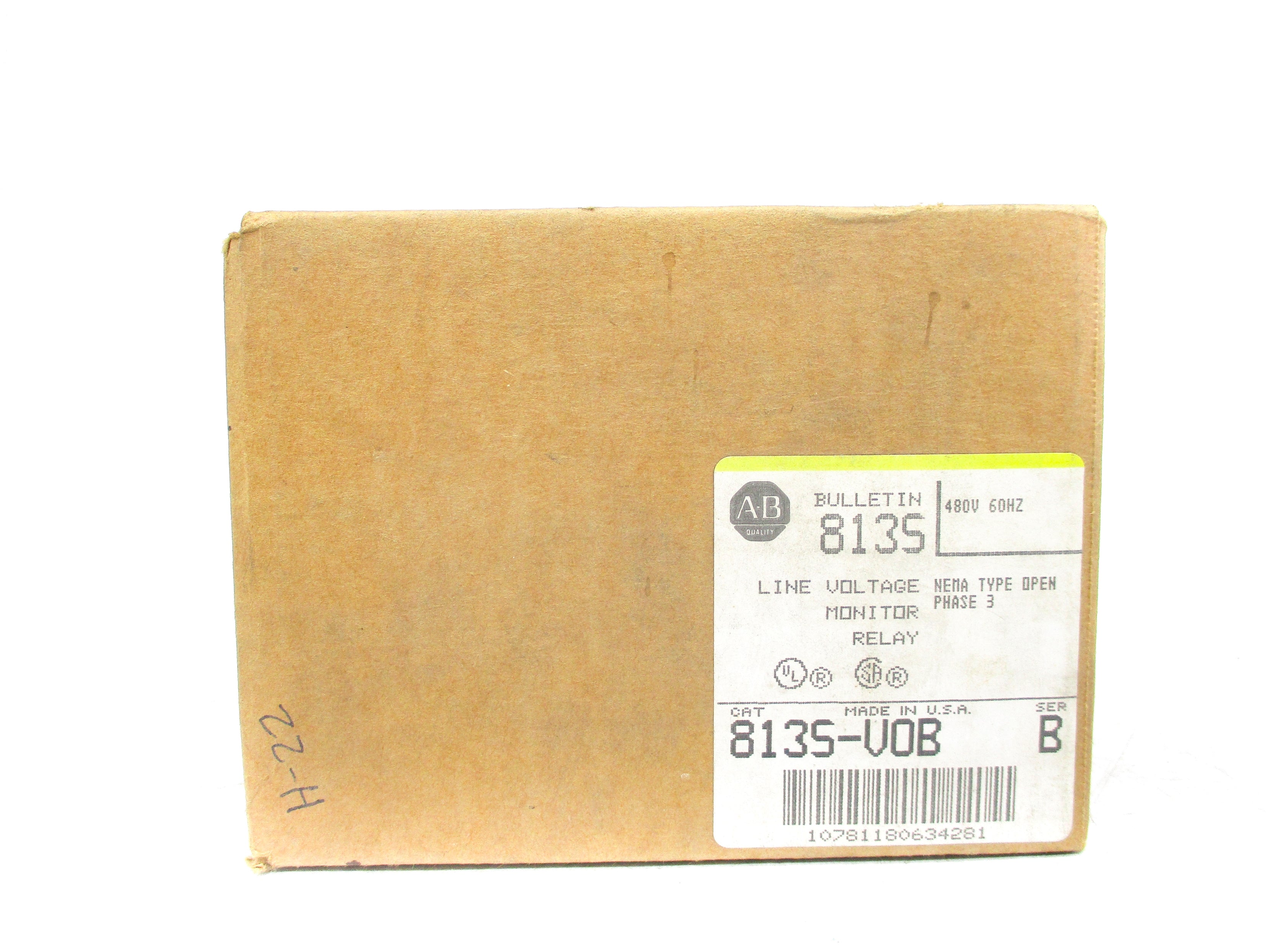 INDUSTRIAL SPARE PART 813S-VOB SER. B 480V (BR/YL) NSFS