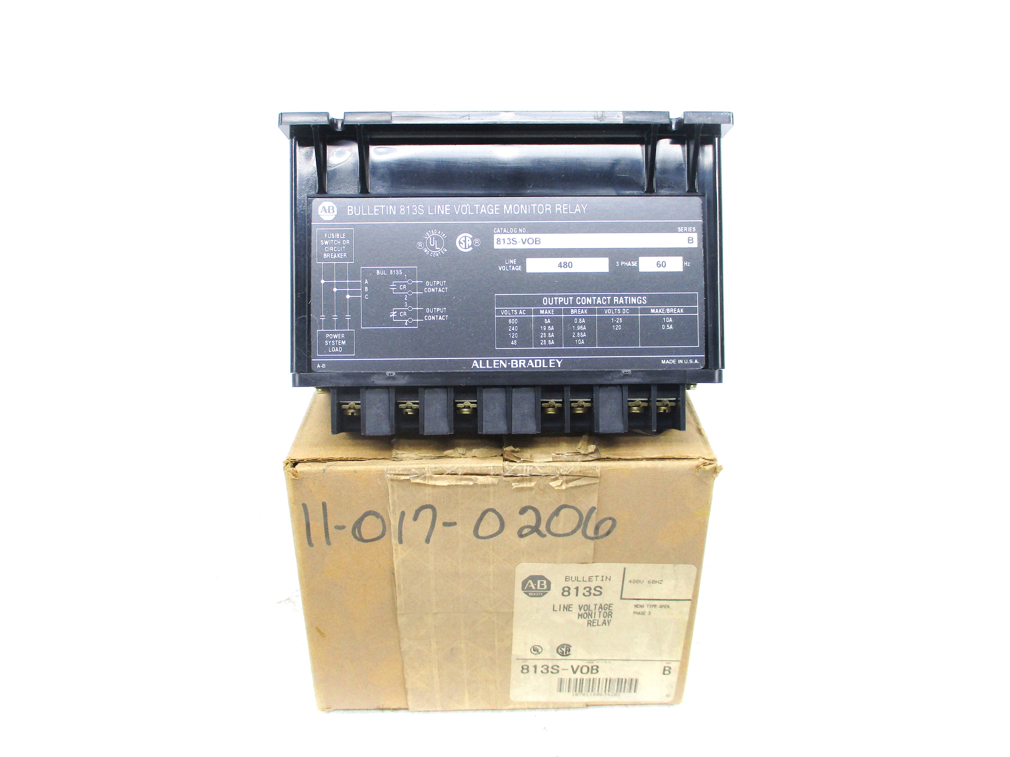 INDUSTRIAL SPARE PART 813S-VOB SER. B 480V (BR/WH) NSMP