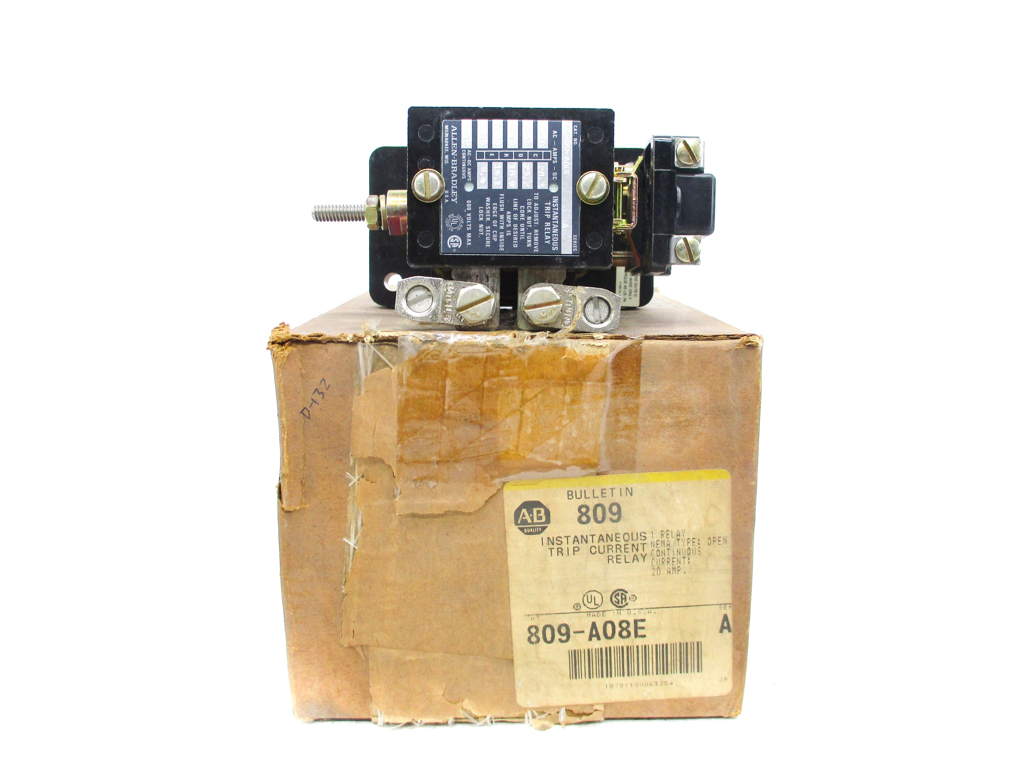 INDUSTRIAL SPARE PART 809-A08E SER. A 20A (BR/YL) NSMP