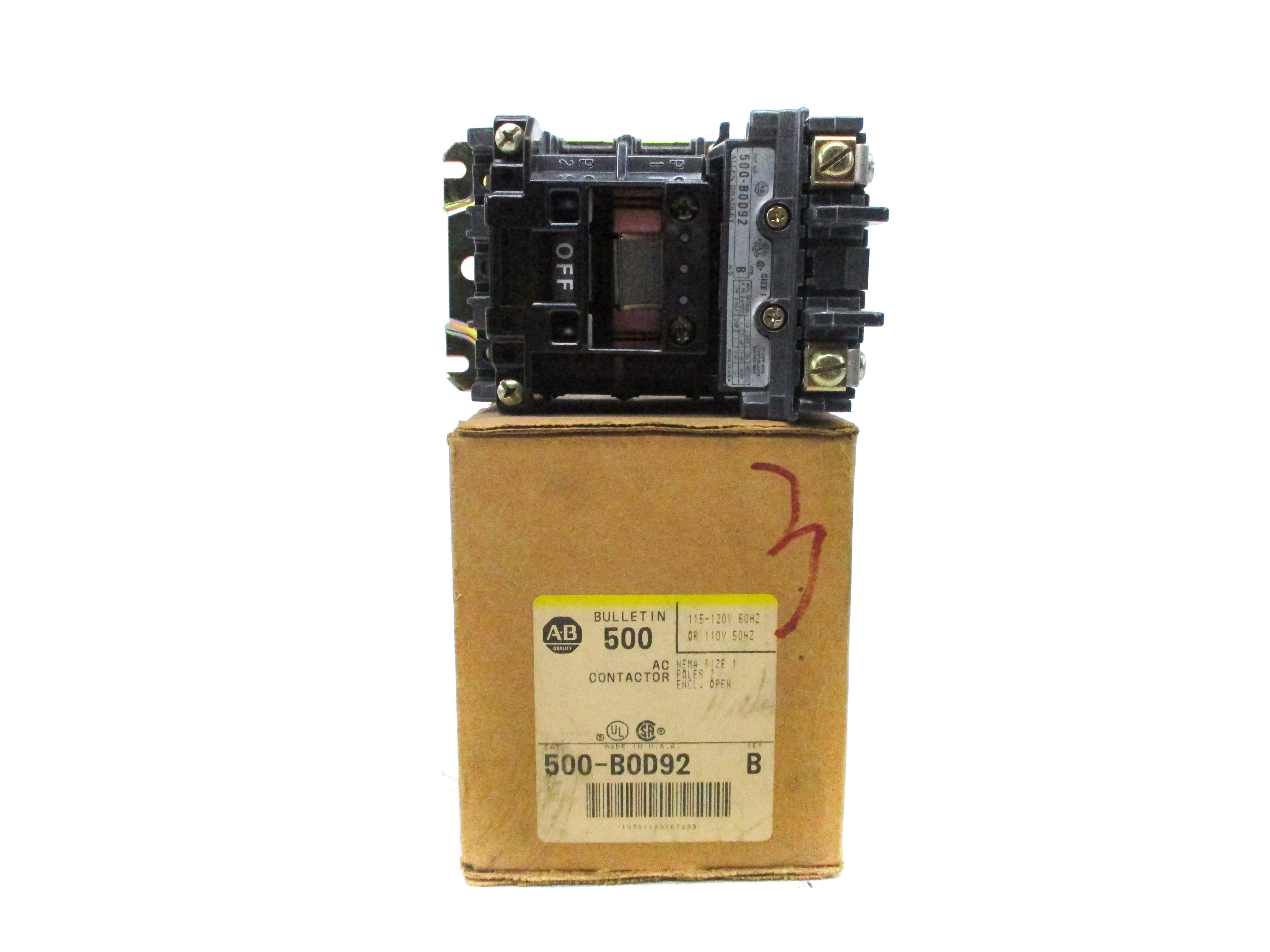 INDUSTRIAL SPARE PART 500-BOD92 SER. B 120V (BR/YL) NSMP