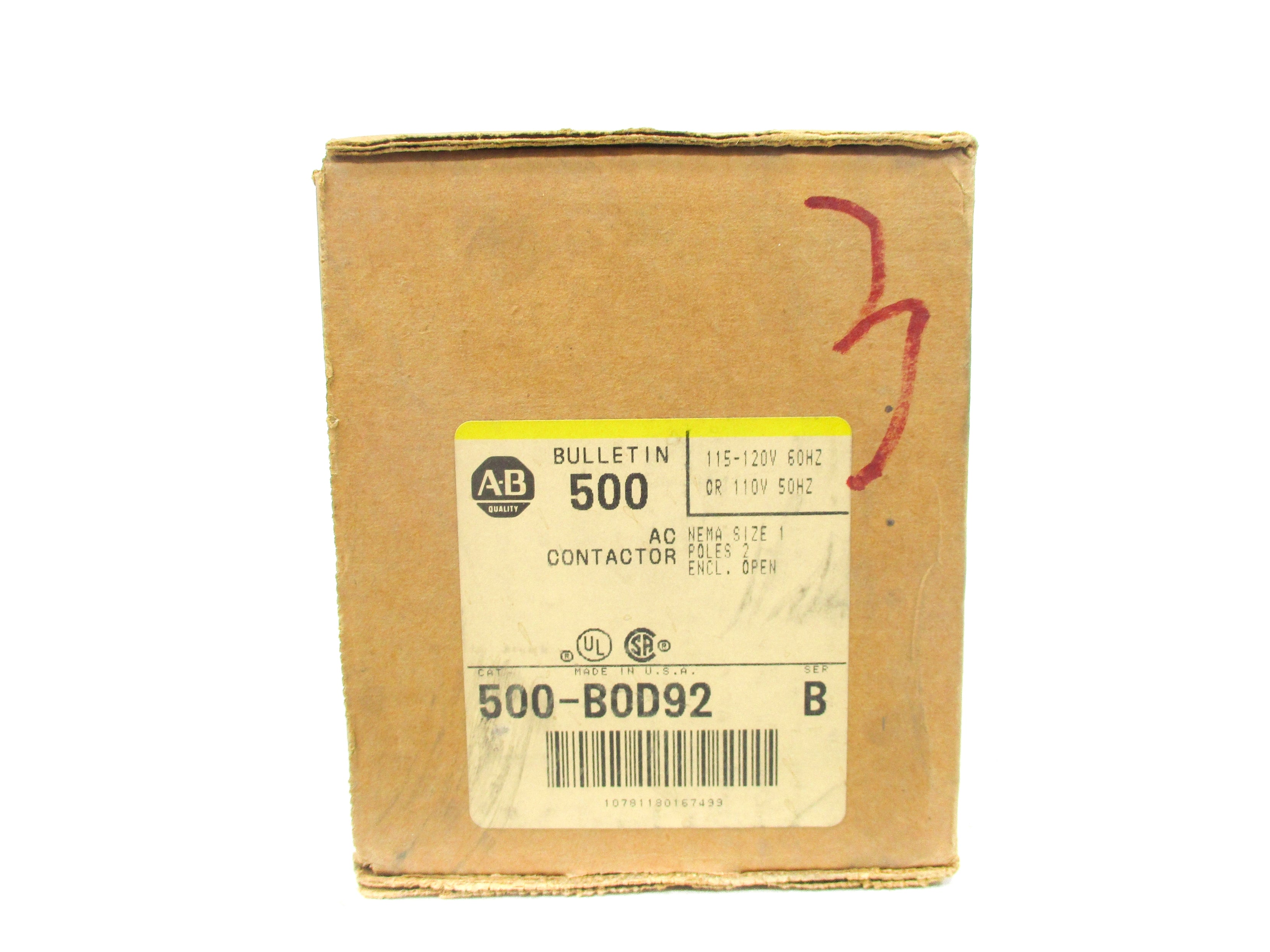 INDUSTRIAL SPARE PART 500-BOD92 SER. B 120V (BR/YL) NSMP