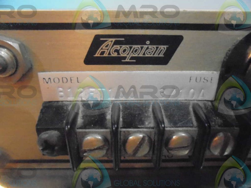 ACOPIAN B12FT100 3/104 FUSE *USED*