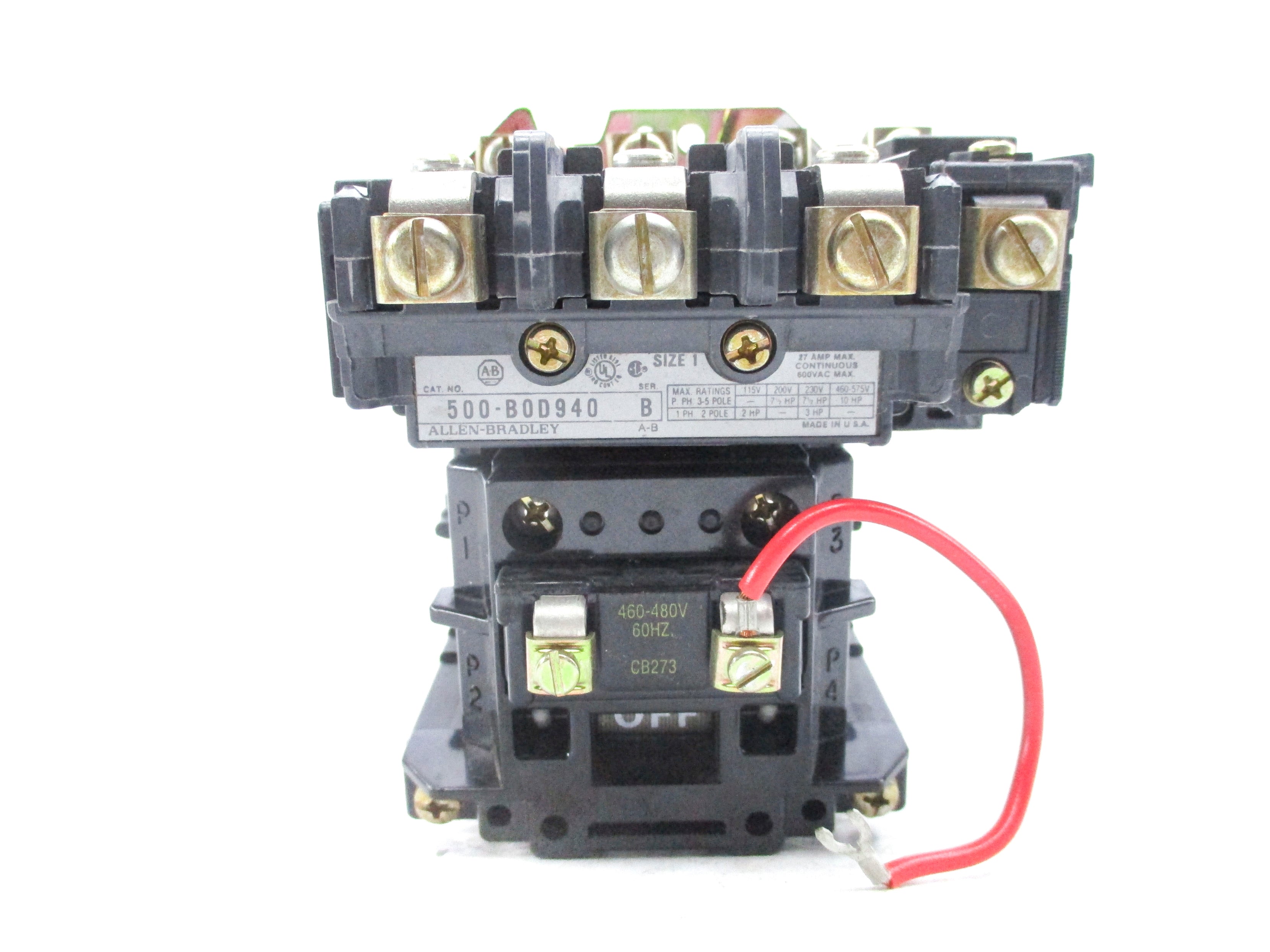 ALLEN BRADLEY 500-BOD940 SER. B 480V NSNP