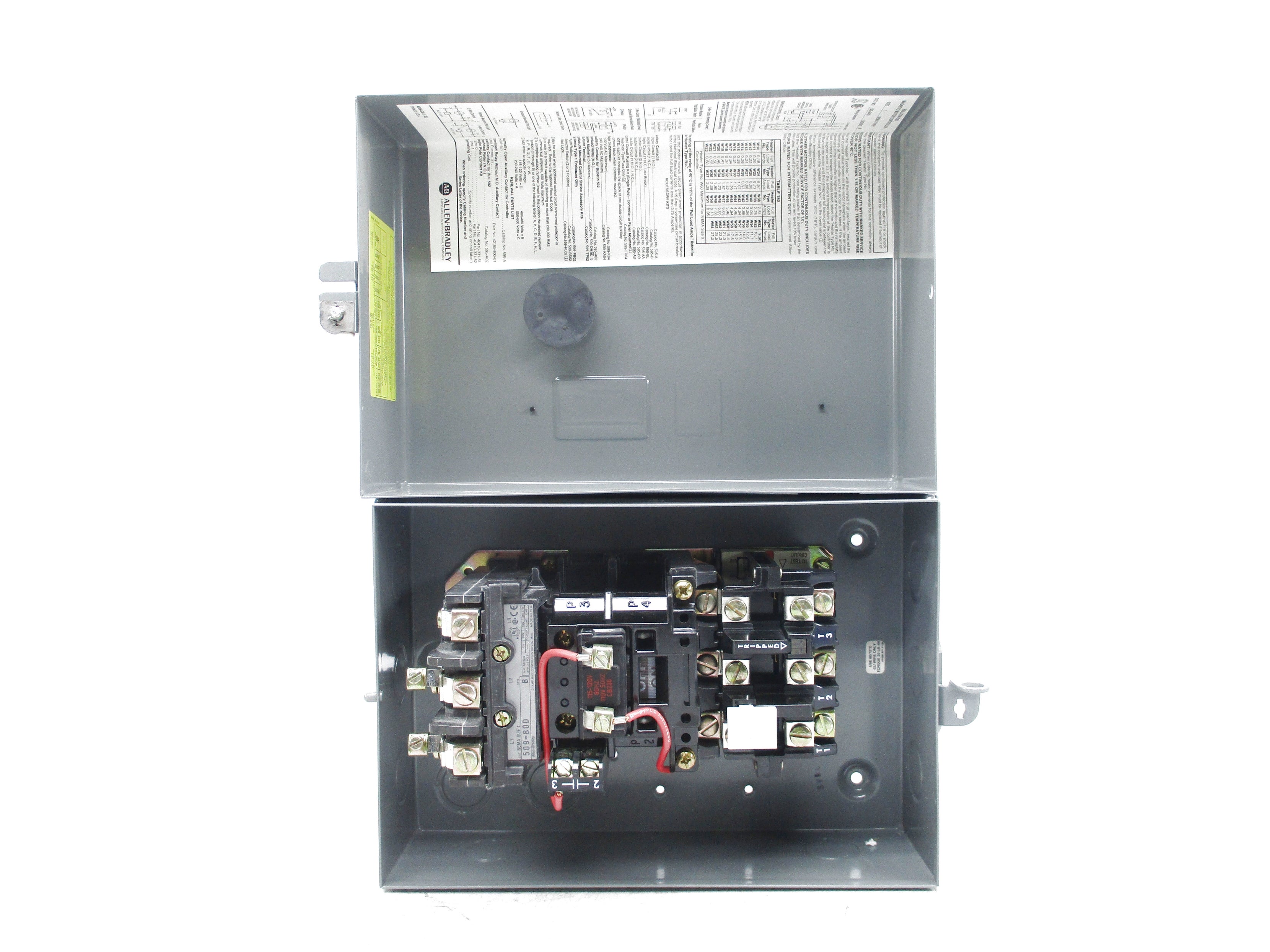INDUSTRIAL SPARE PART 509-BAD SER. B 110/115-120V 27A (BR/WH) NSMP