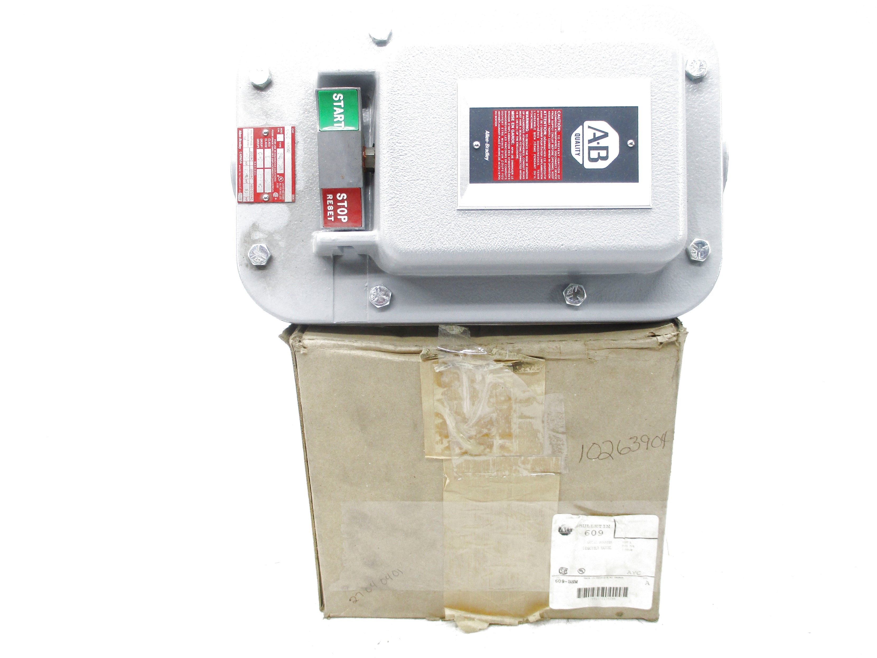 ALLEN BRADLEY 609-BHW SER. A (BR/WH) NSMP
