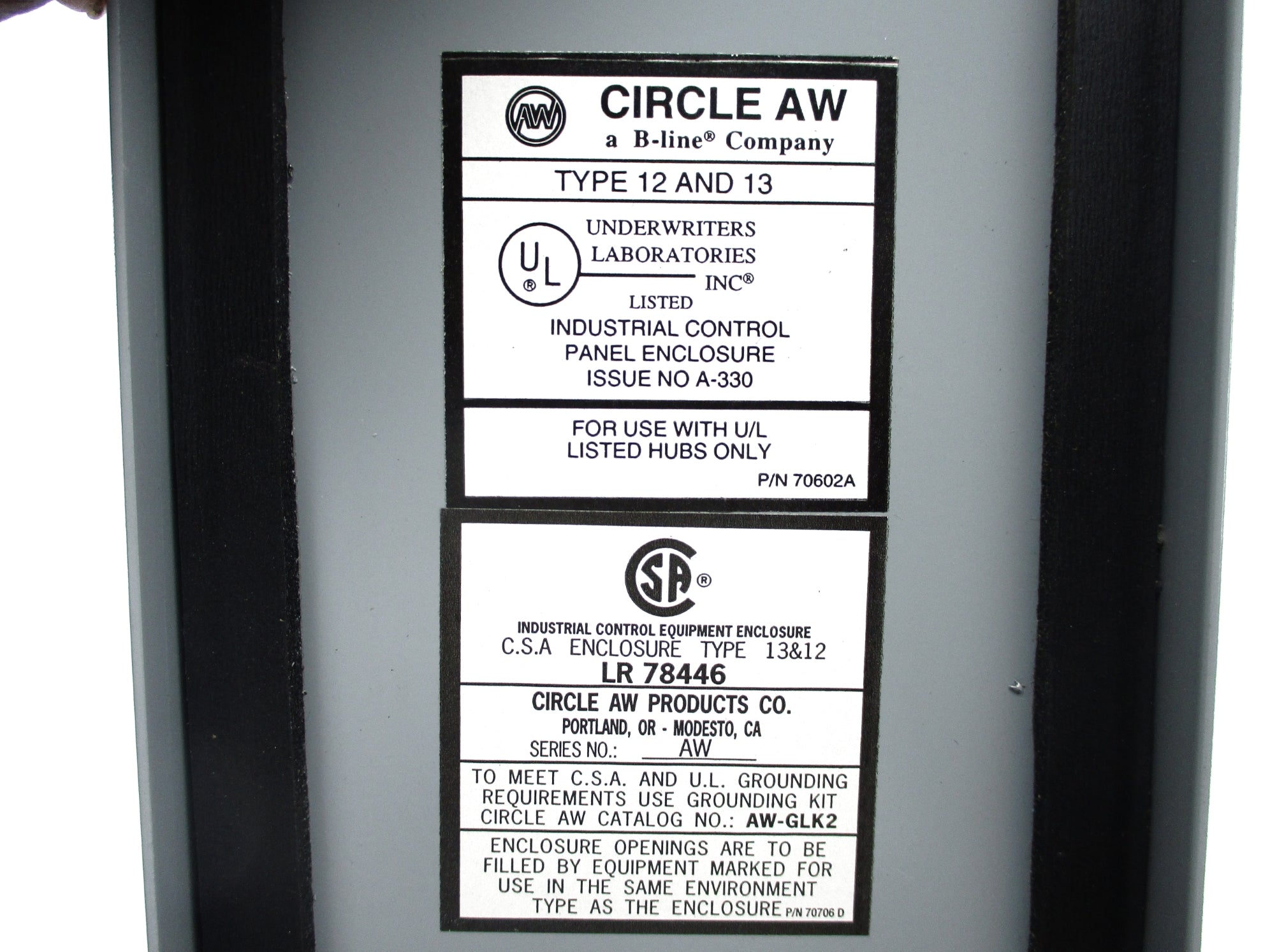 CIRCLE AW LR78446 SER. AW NSNP