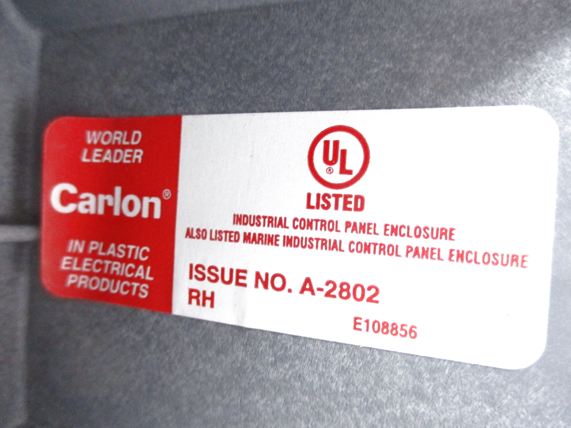 CARLON A-2802 NSNP