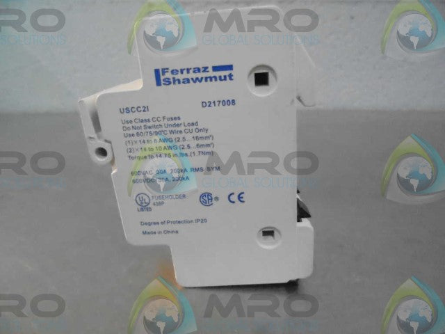 FERRAZ SHAWMUT USC-C21 FUSE HOLDER ** GENUINE **