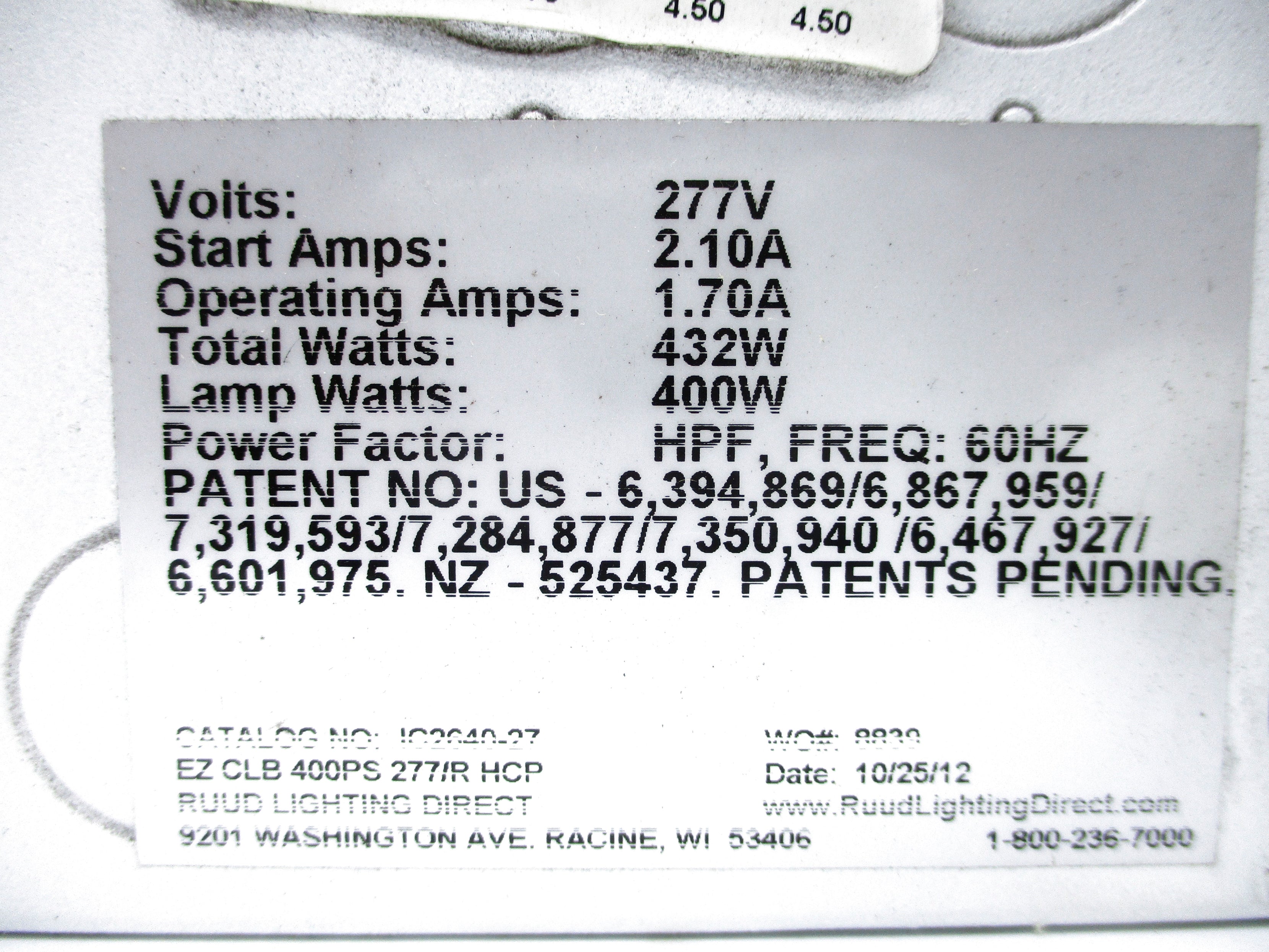 RUUD LIGHTING IC2640-27 NSNP