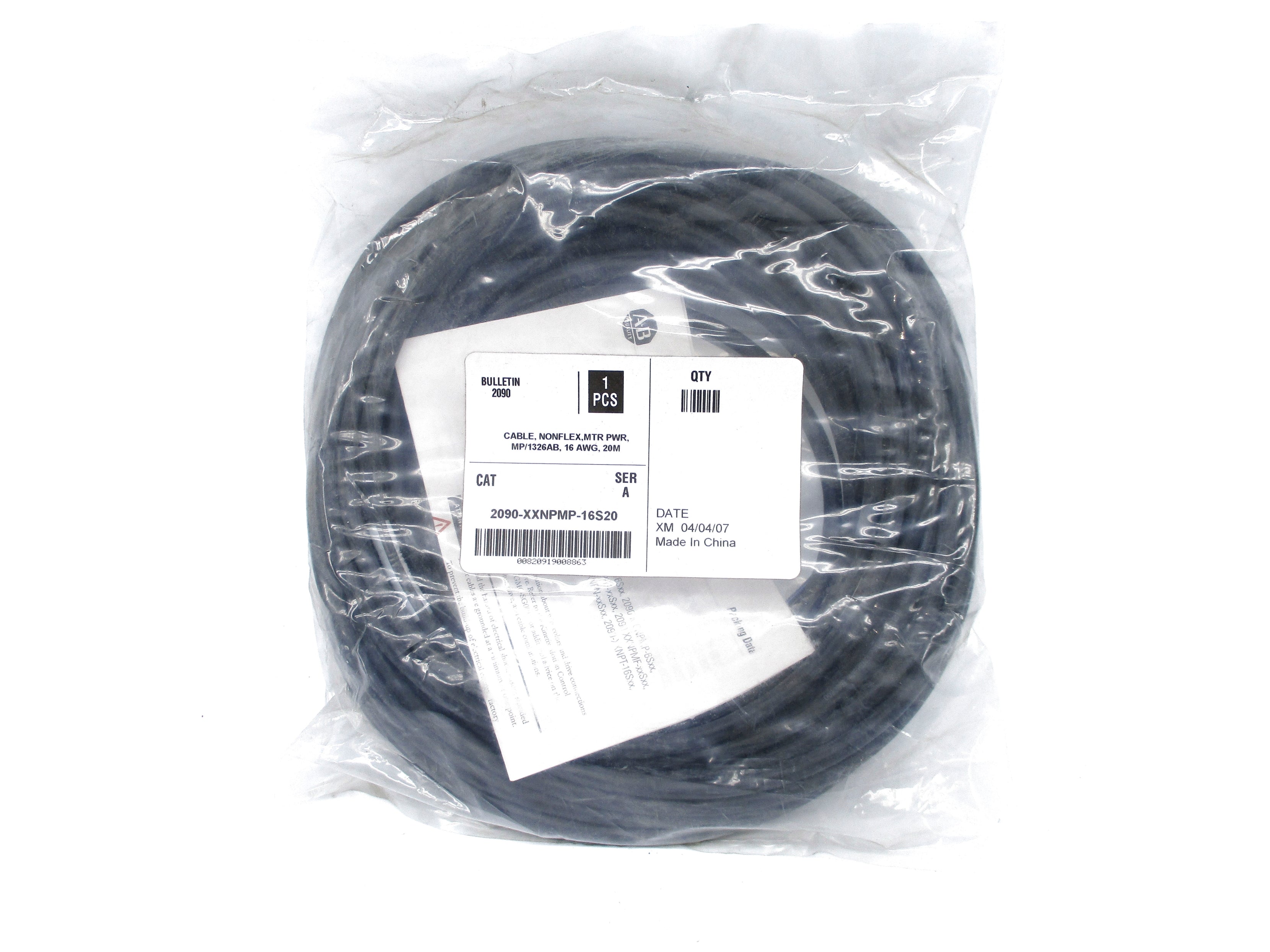 ALLEN BRADLEY 2090-XXNPMP-16S20 SER. A NSMP