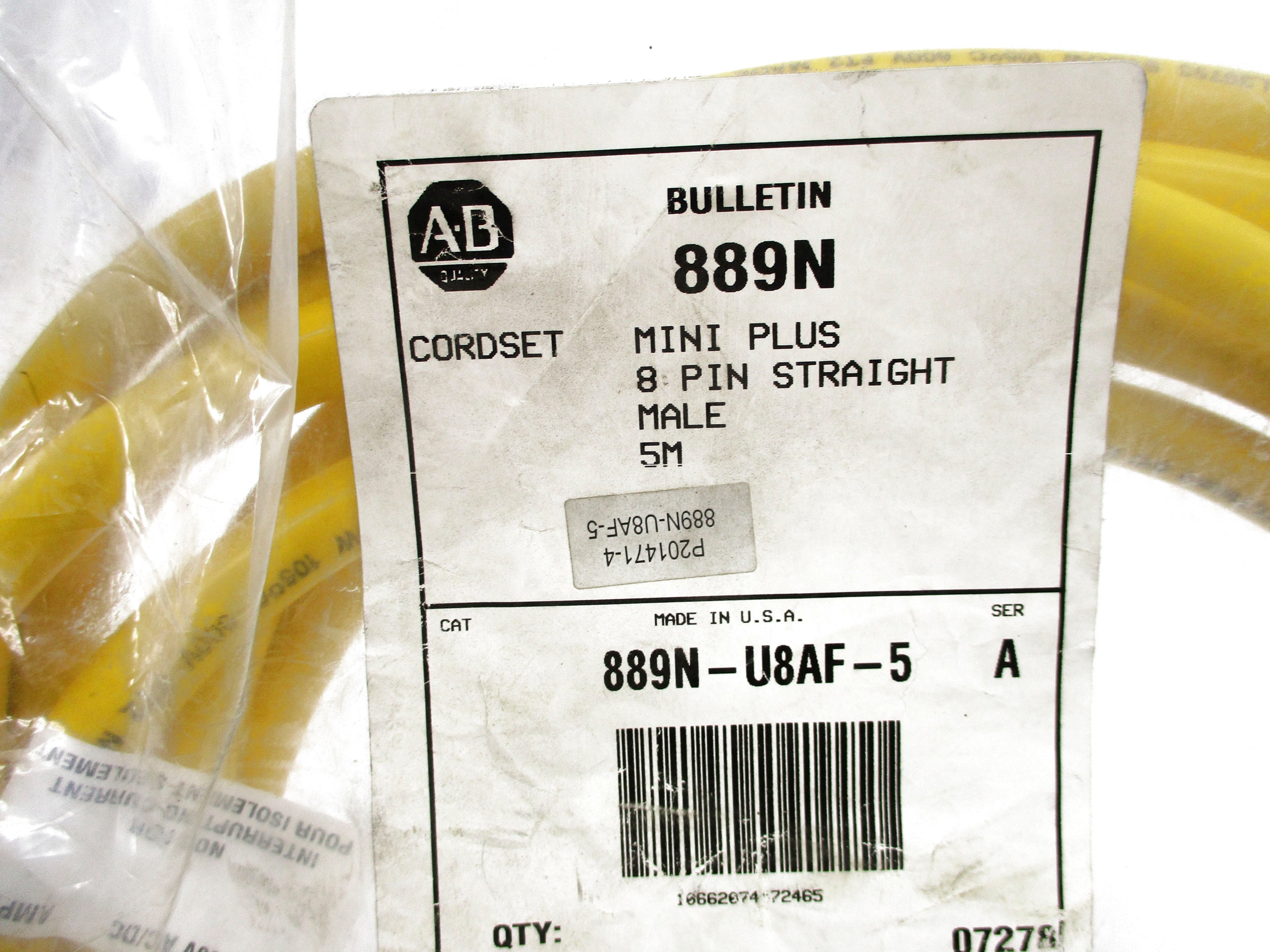 ALLEN BRADLEY 889N-U8AF-5 SER. A NSMP