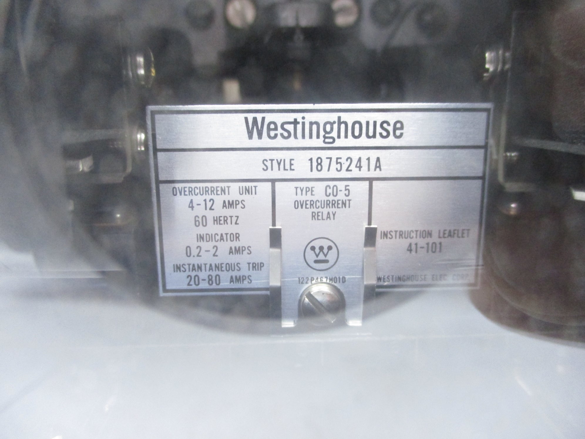 WESTINGHOUSE 1875241A 4-12A NSNP