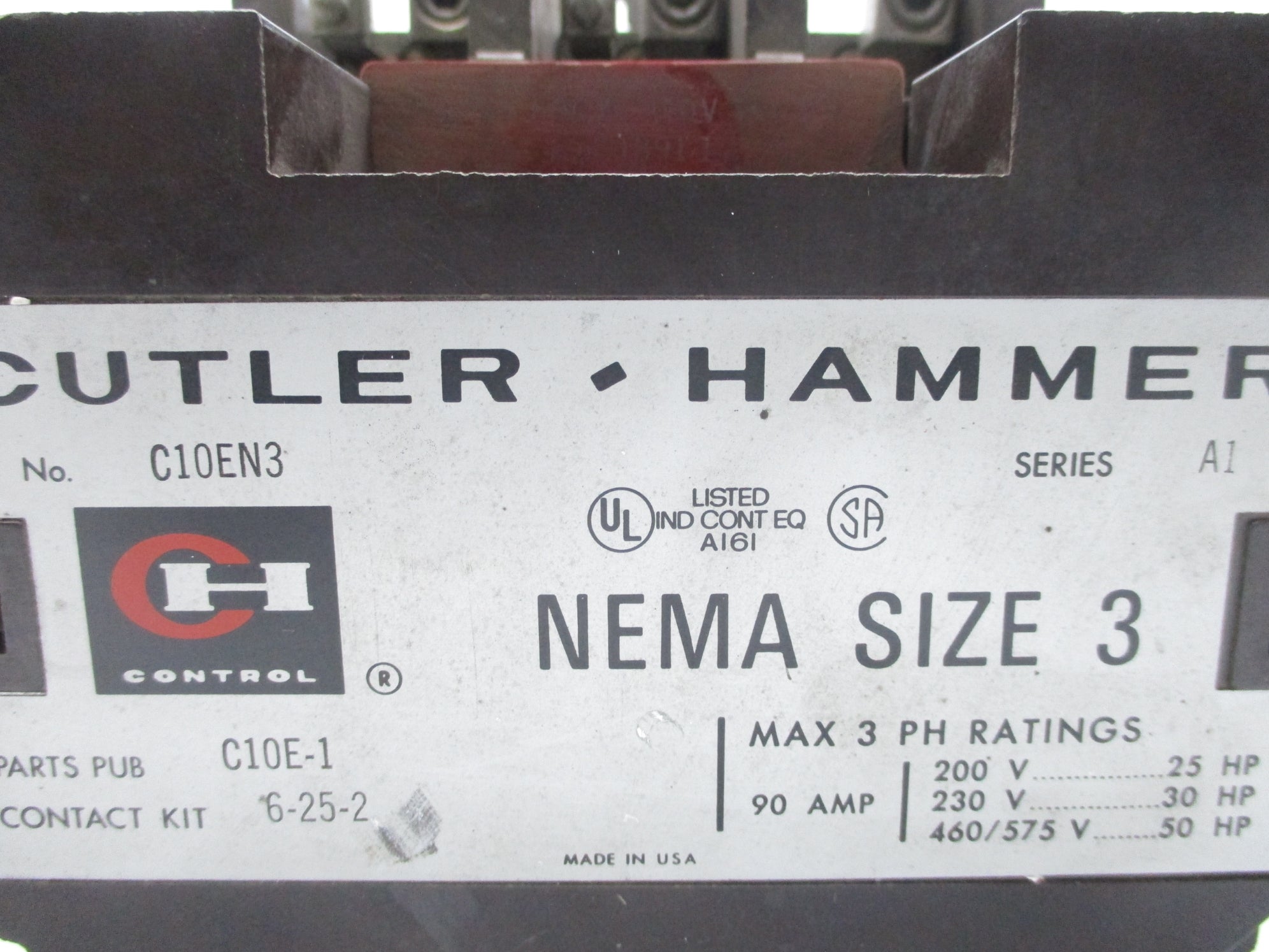 CUTLER HAMMER C10EN3 SER. A1 NSNP